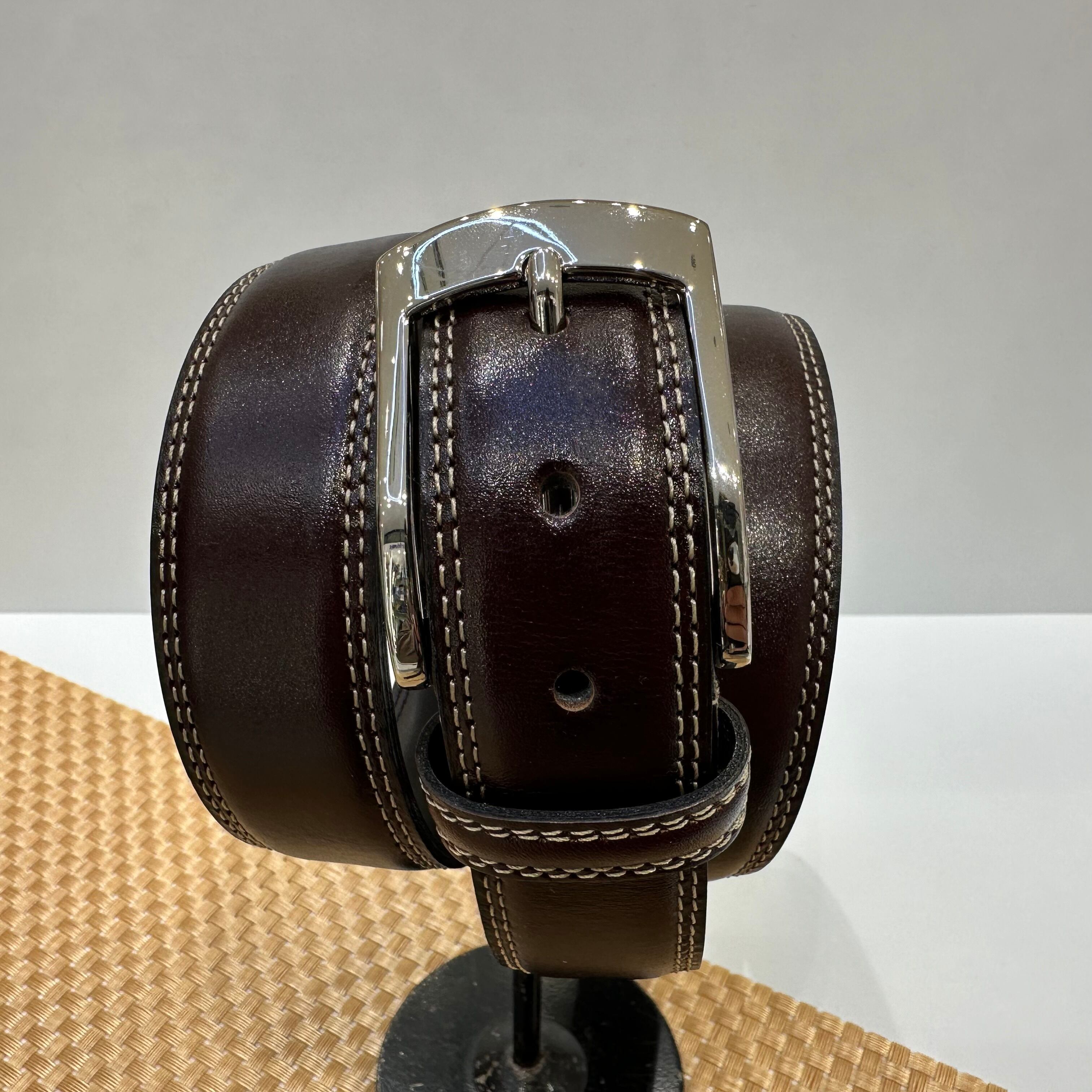 国産本革ベルト【茶】