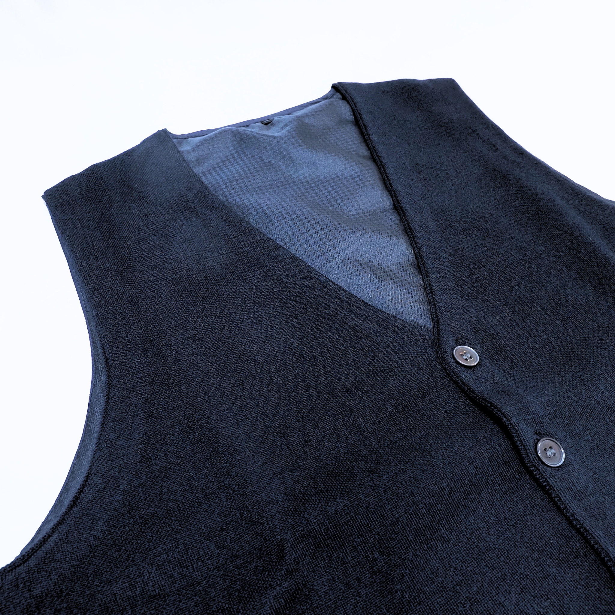 【オリジナルニットベスト L】ネイビー KN5103-25DB-3