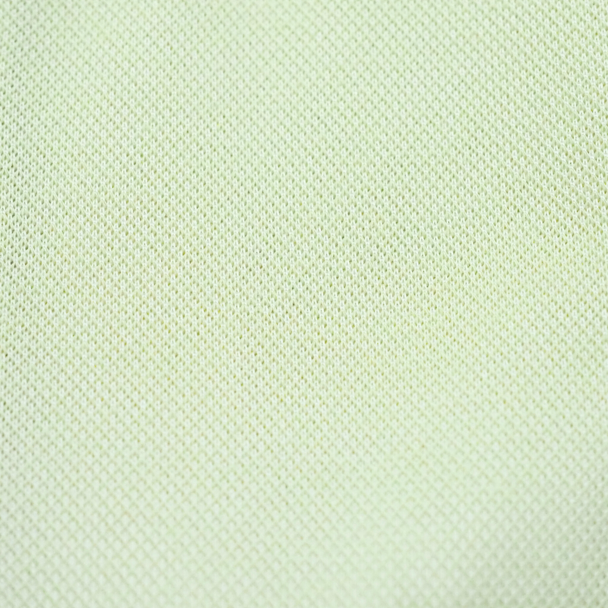 【半袖 M】ニットポロシャツ　324987-2　ライトグリーン