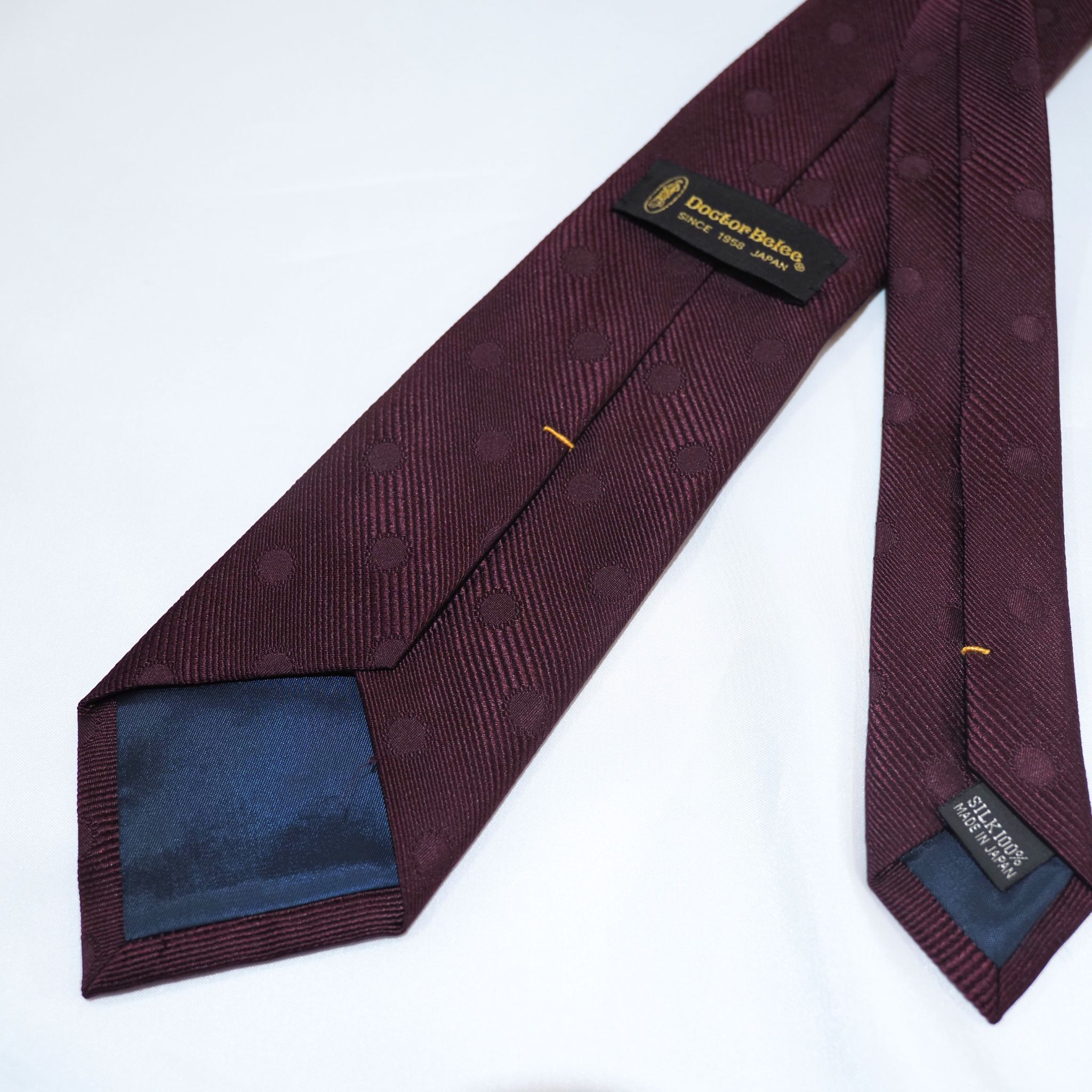 オリジナルソリッドタイ【エンジ】⑤