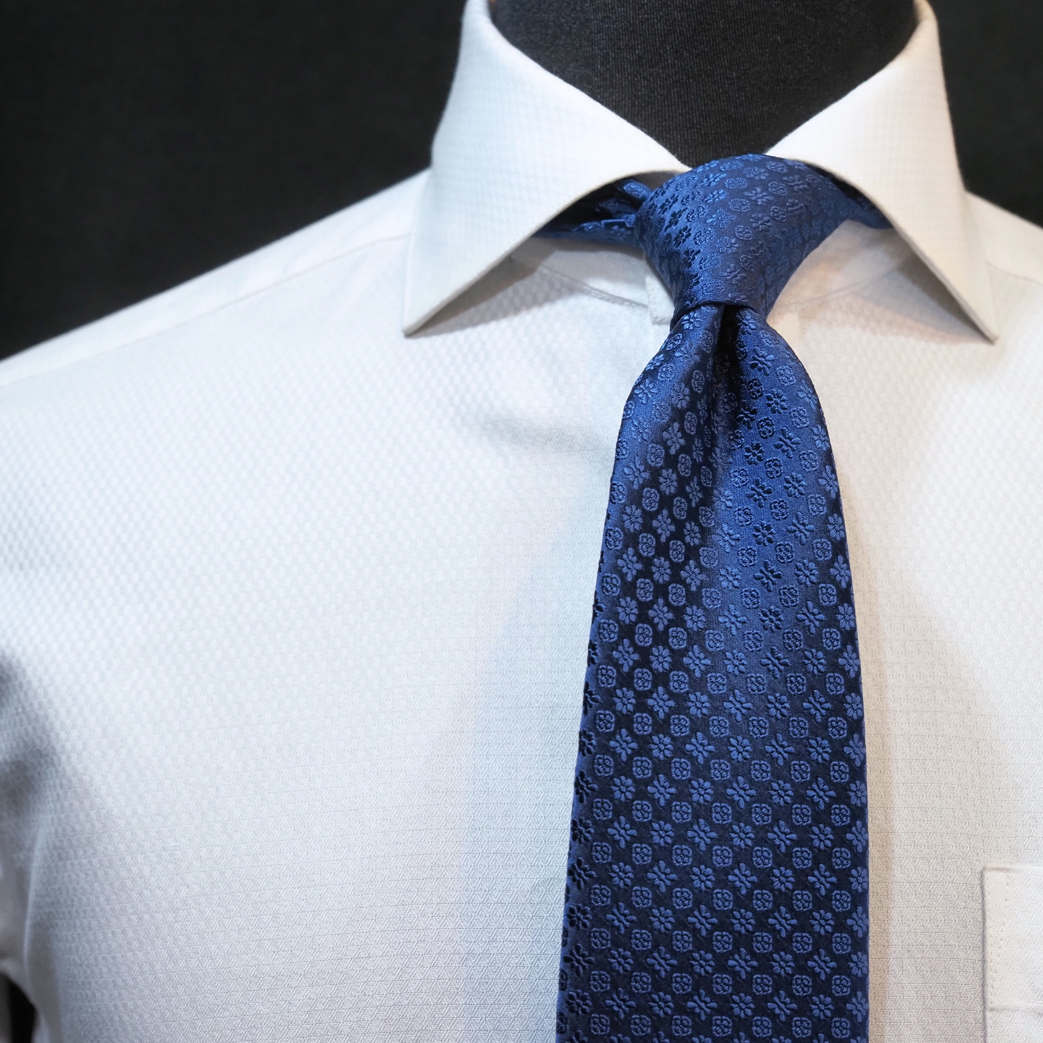 オリジナルソリッドタイ【花紺】