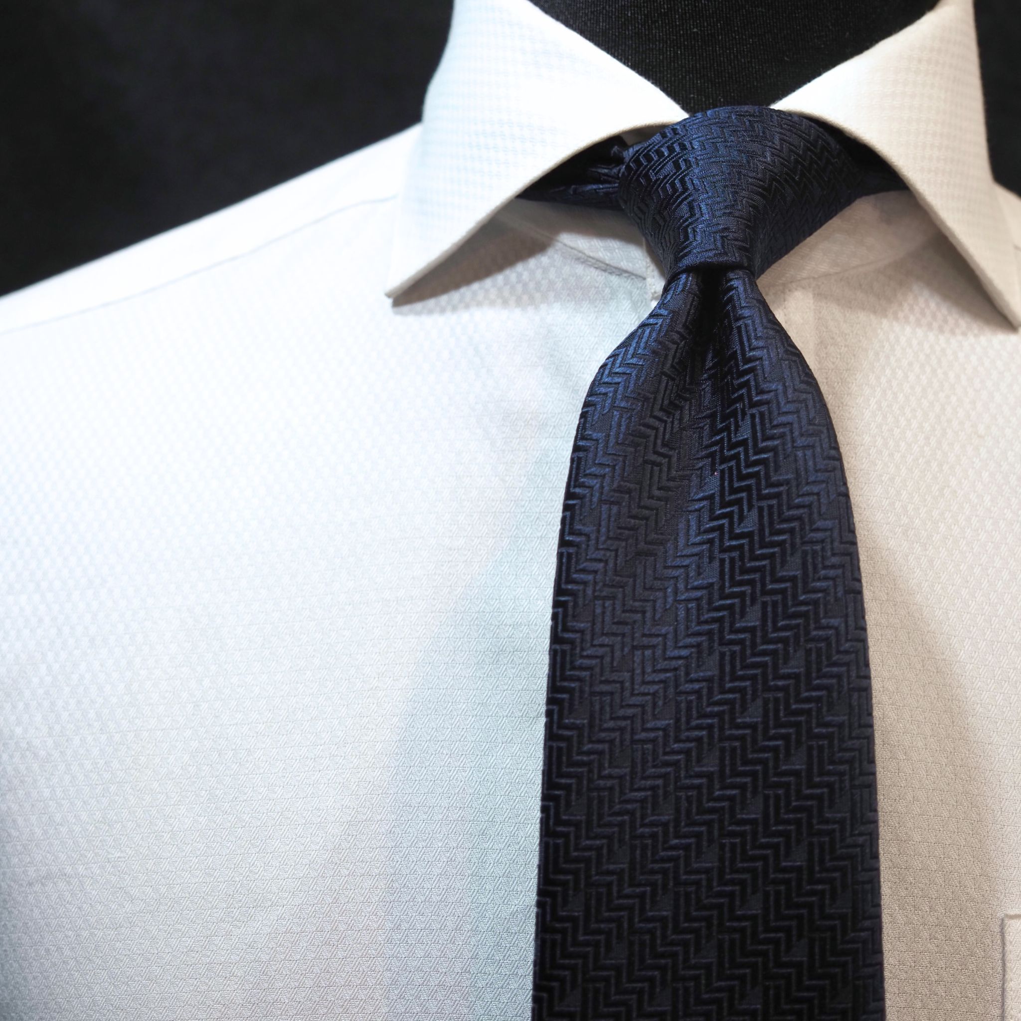 オリジナルソリッドタイ【濃紺】③