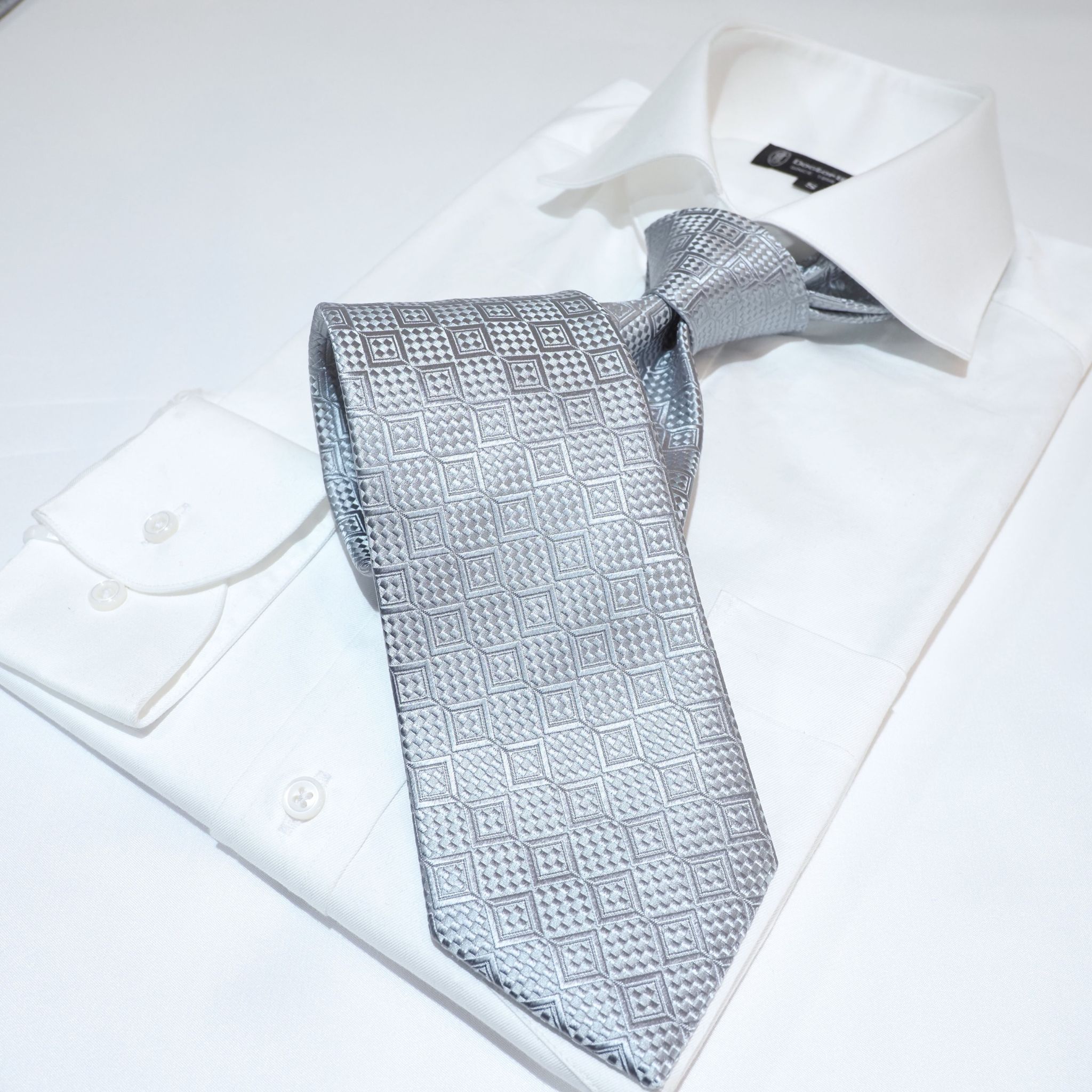 オリジナルソリッドタイ【シルバー】②