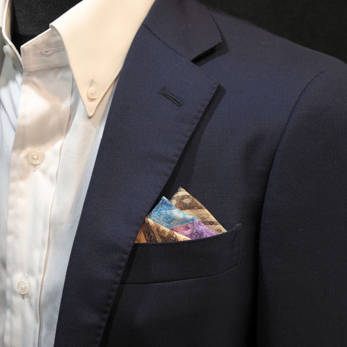 VANNERS Silk ポケットチーフ