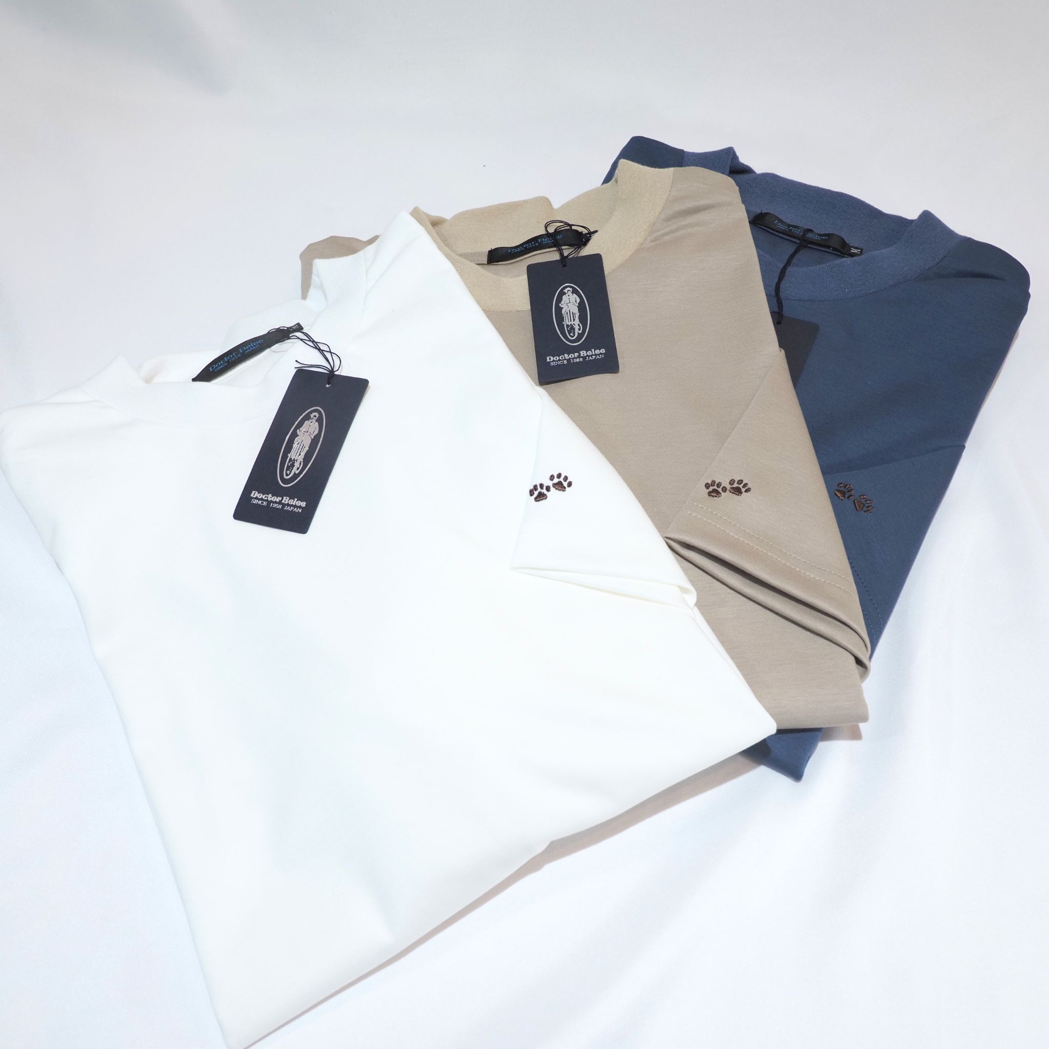 【半袖 M】N326141-3 ドレスTシャツ　インディゴブルー