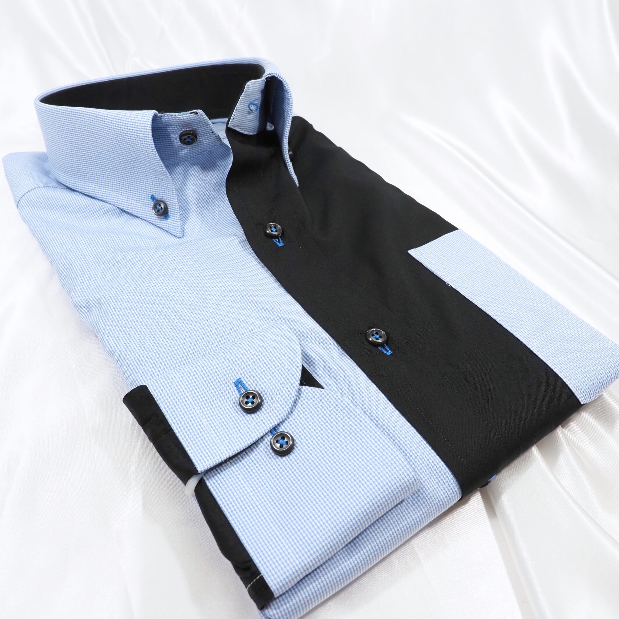 長袖クレイジーシャツ【M】3415