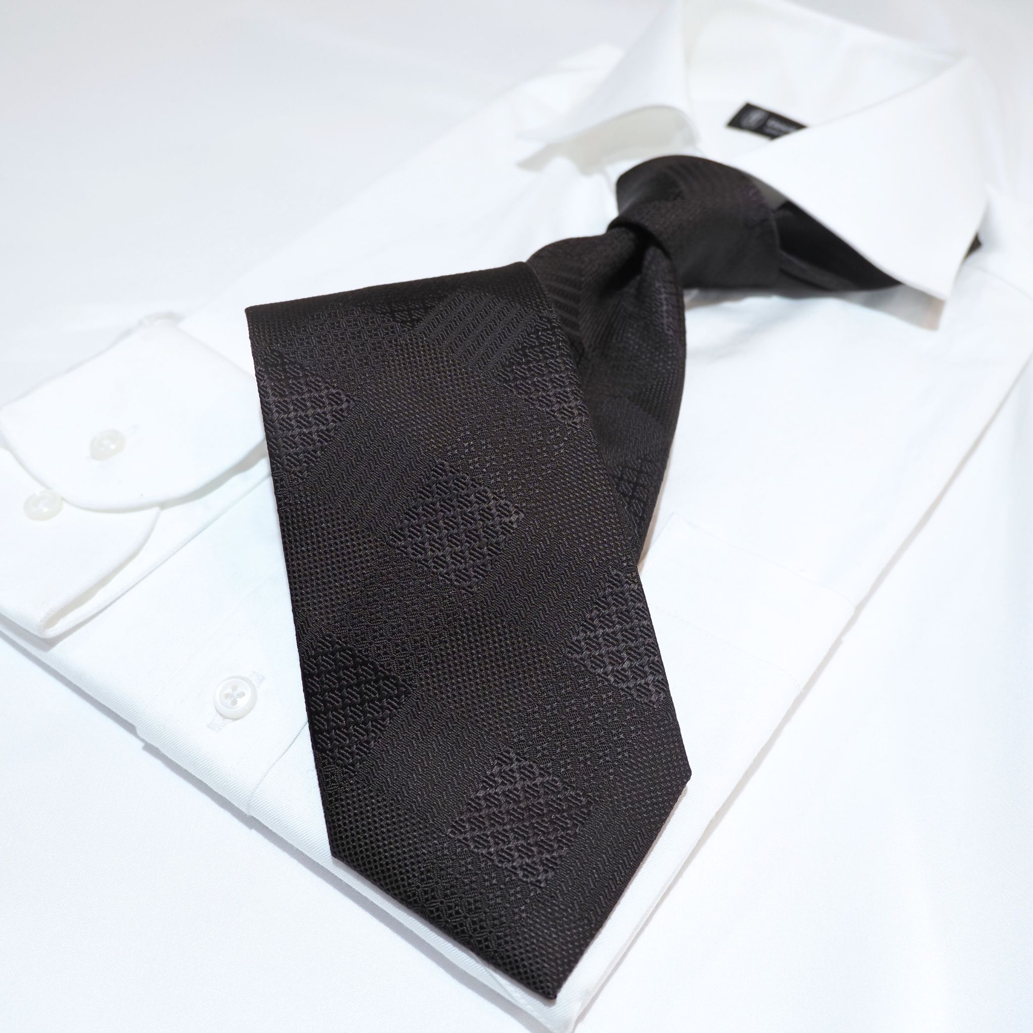 オリジナルソリッドタイ【ブラウン】③