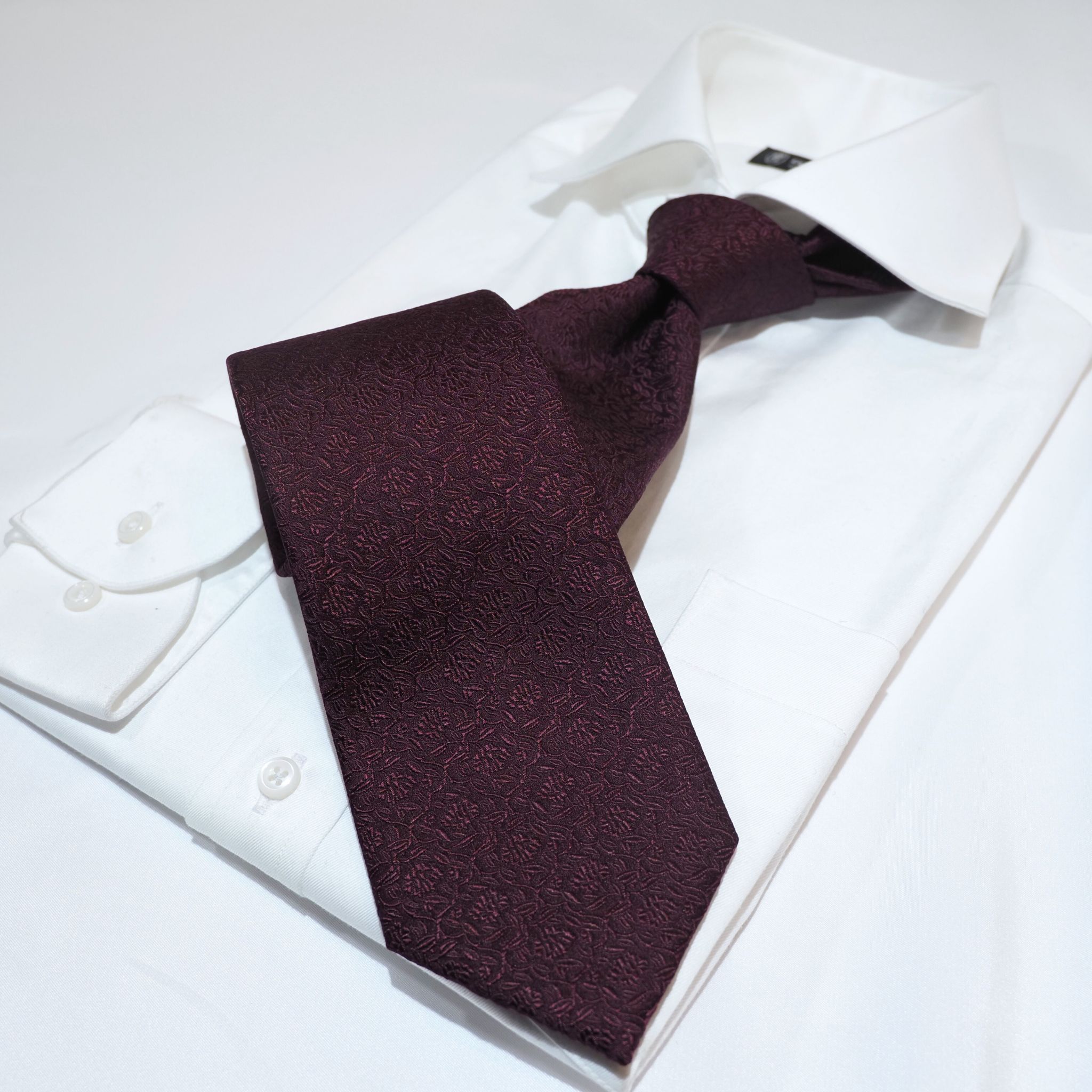 オリジナルソリッドタイ【エンジ】④