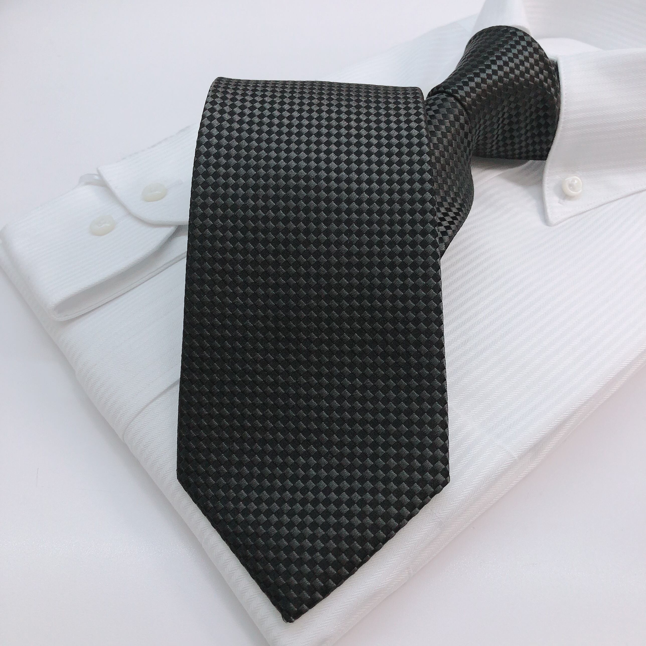 ソリッドタイ【チャコールグレー】