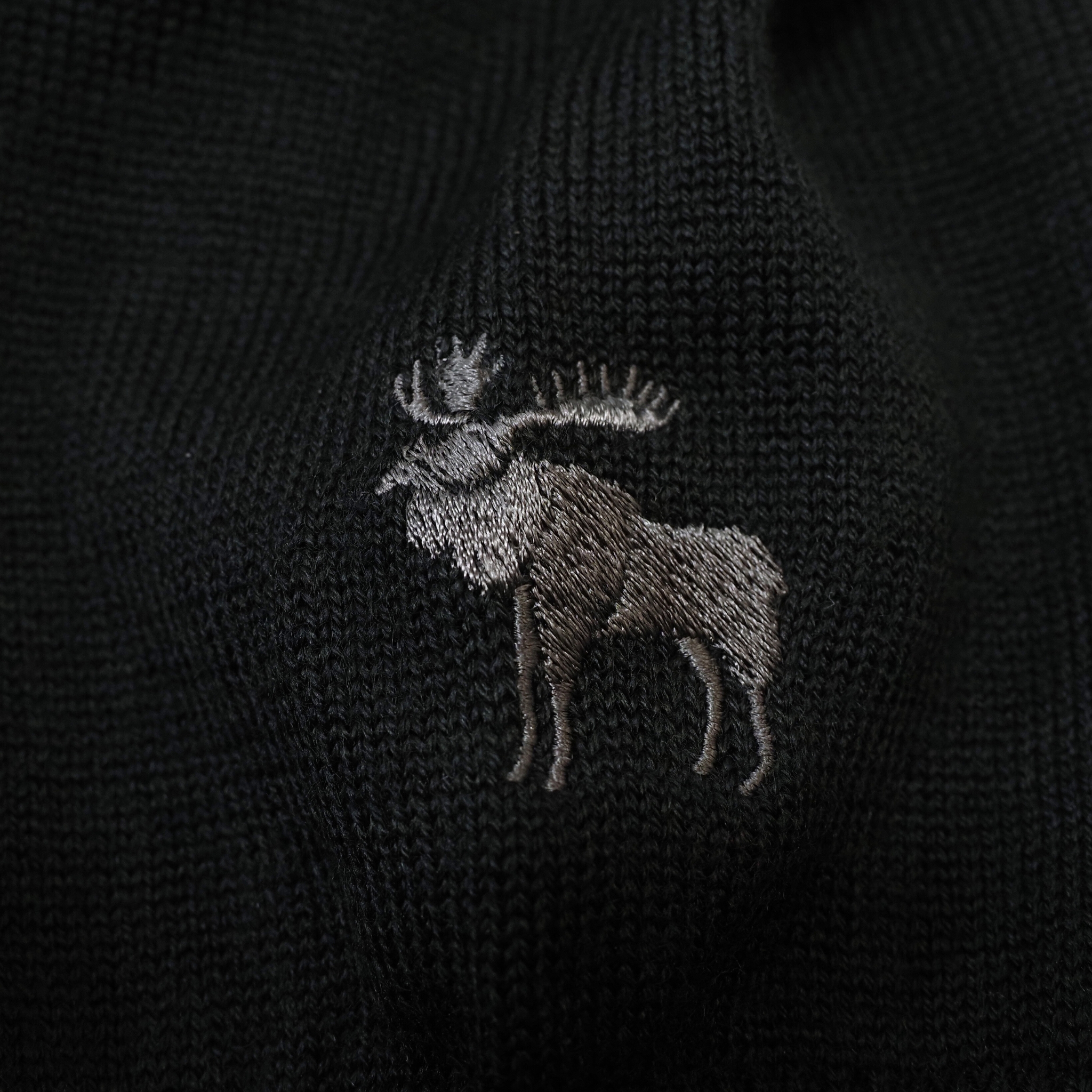 【オリジナルタートルネックニット Mサイズ】ブラック  KN5102-25DB-1