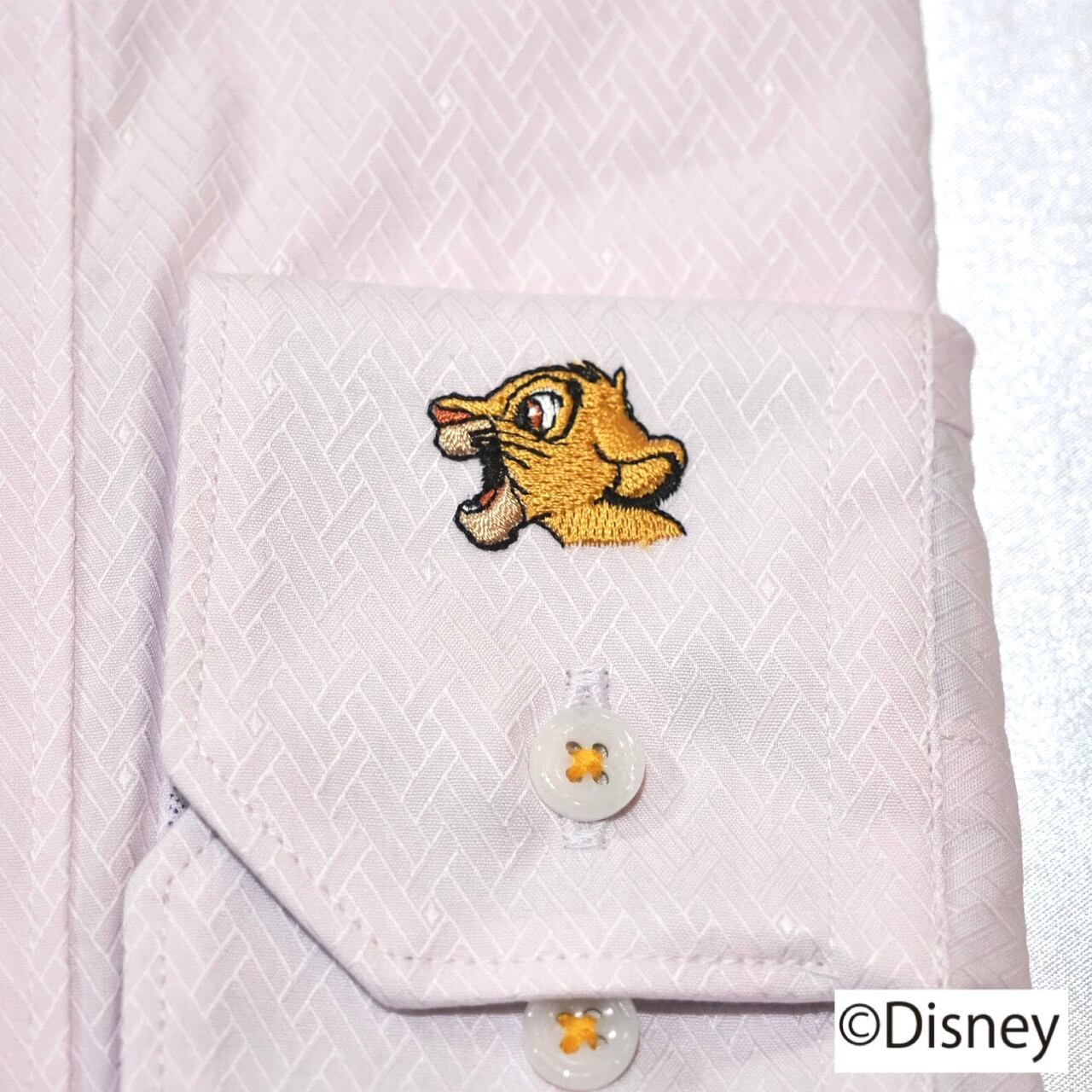 【Disney】ライオン・キング/刺繍ワイシャツ　【L】