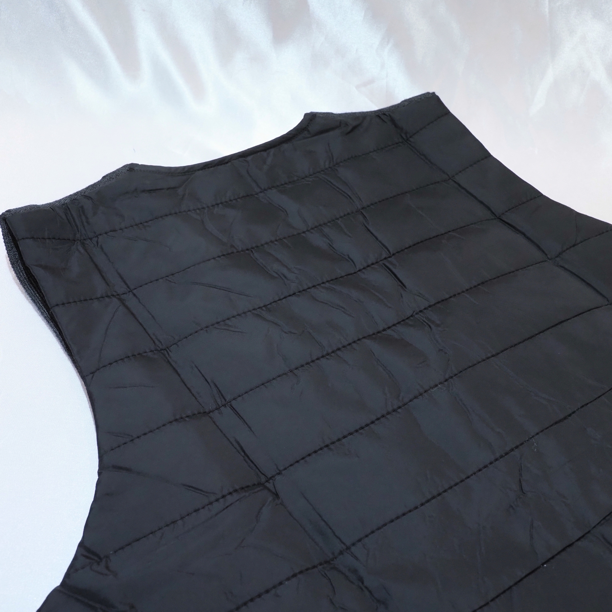 【オリジナルニットベスト L】チャコール KN5103-25DB-4