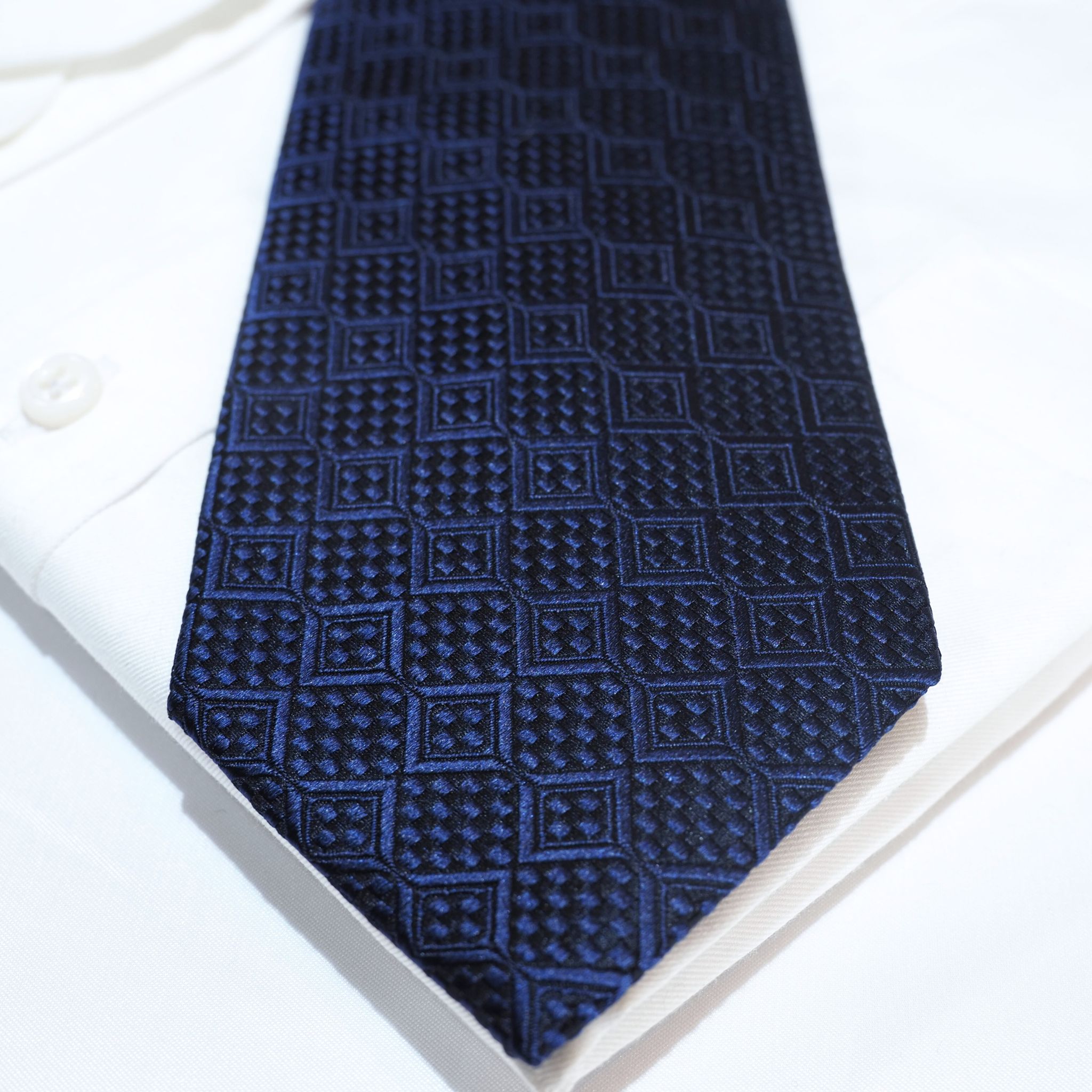 オリジナルソリッドタイ【紺】⑤