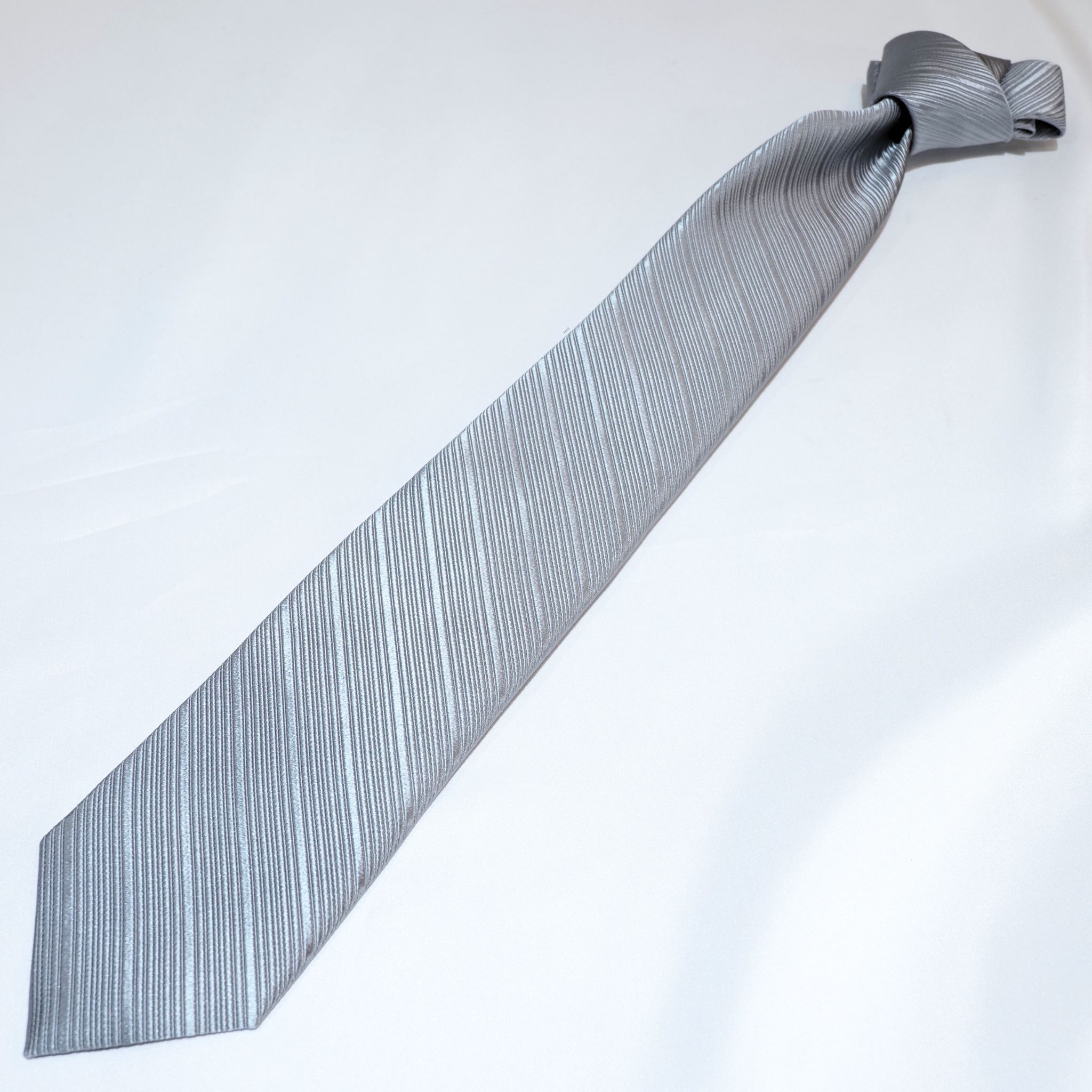 オリジナルソリッドタイ【シルバー】④