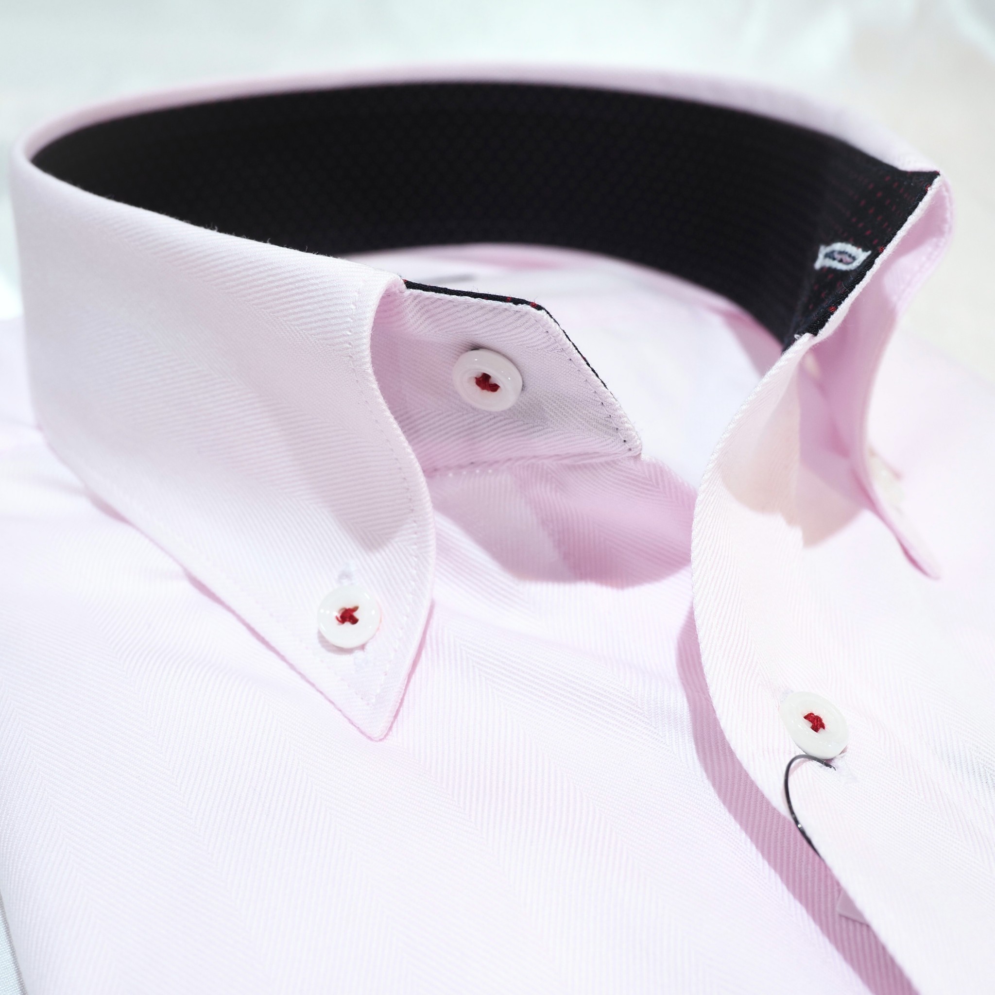 【Disney／ミッキー】刺繍ワイシャツ Lサイズ