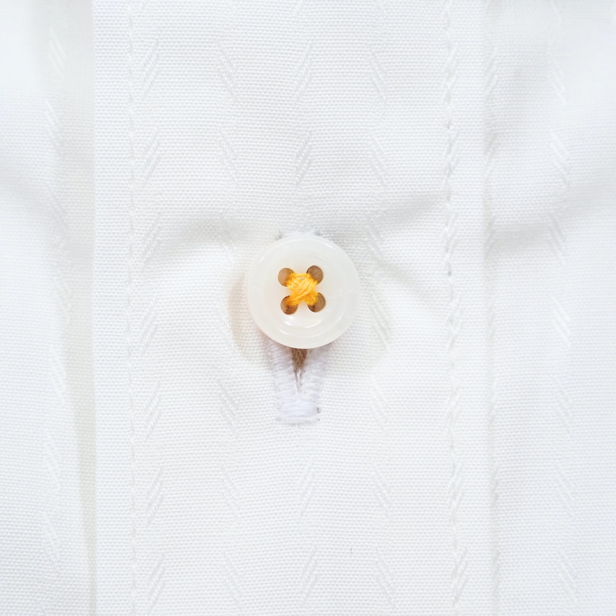 【長袖 L】左カフスビール刺繍シャツ
