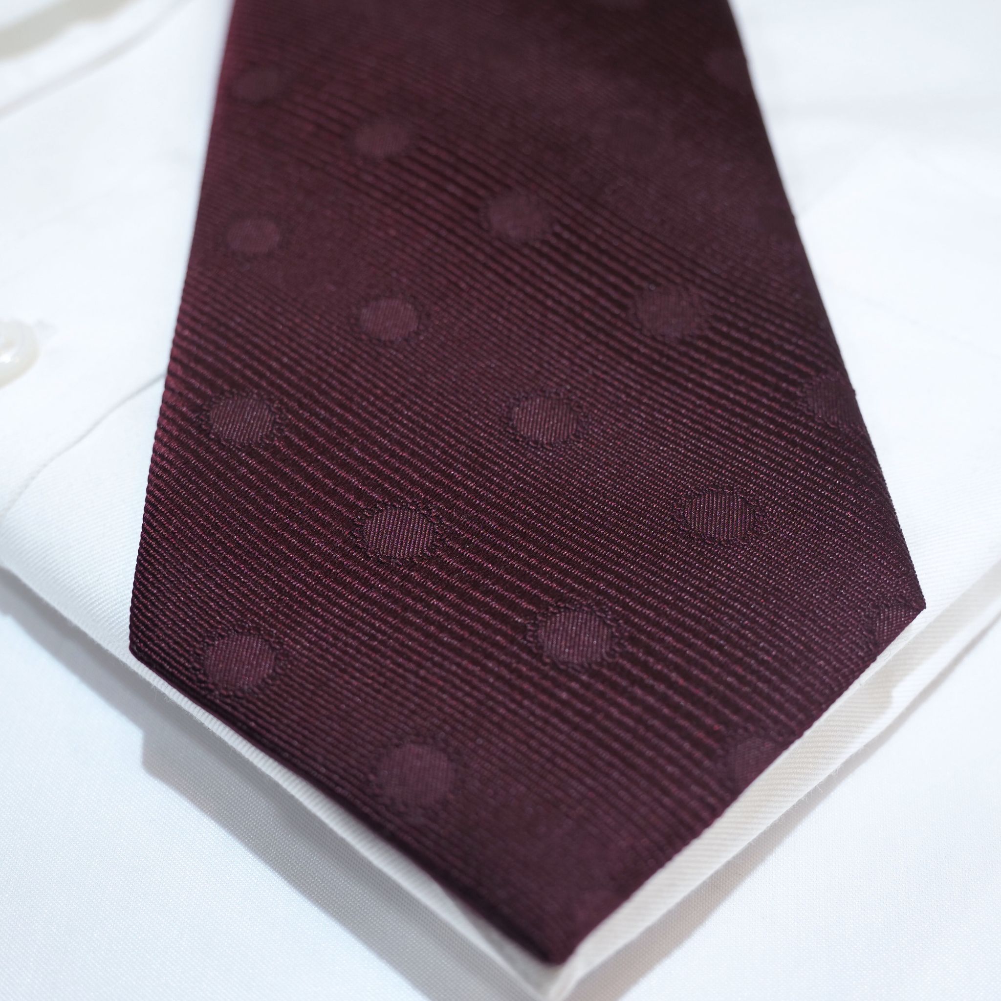 オリジナルソリッドタイ【エンジ】⑤