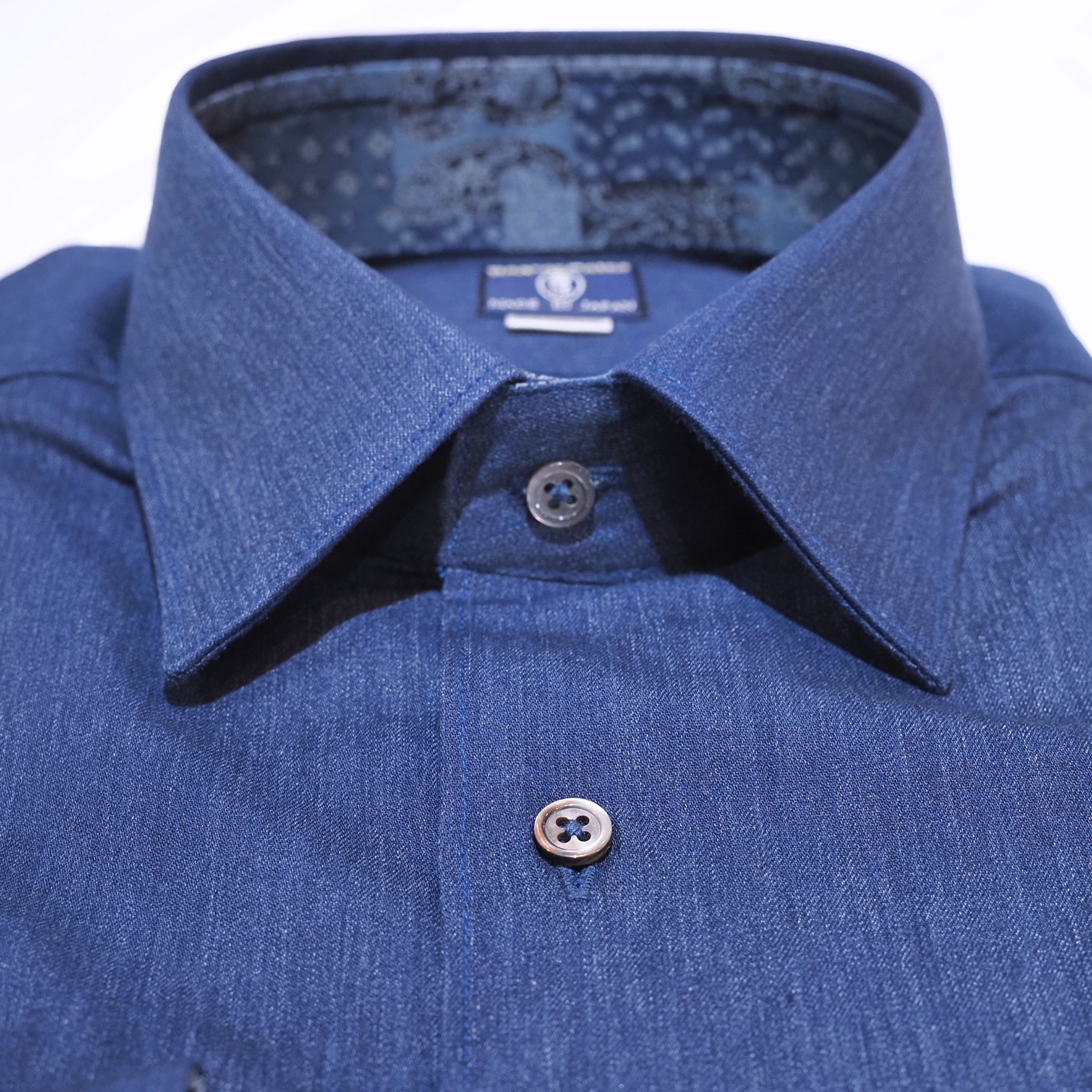 【シャンブレー S】ビジネスカジュアルシャツ長袖 N326101-2