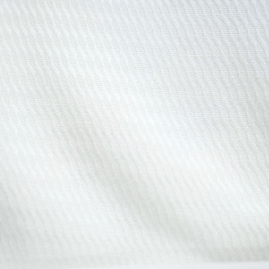 左カフス子(ネズミ)刺繍 長袖シャツ｜ホワイト・L