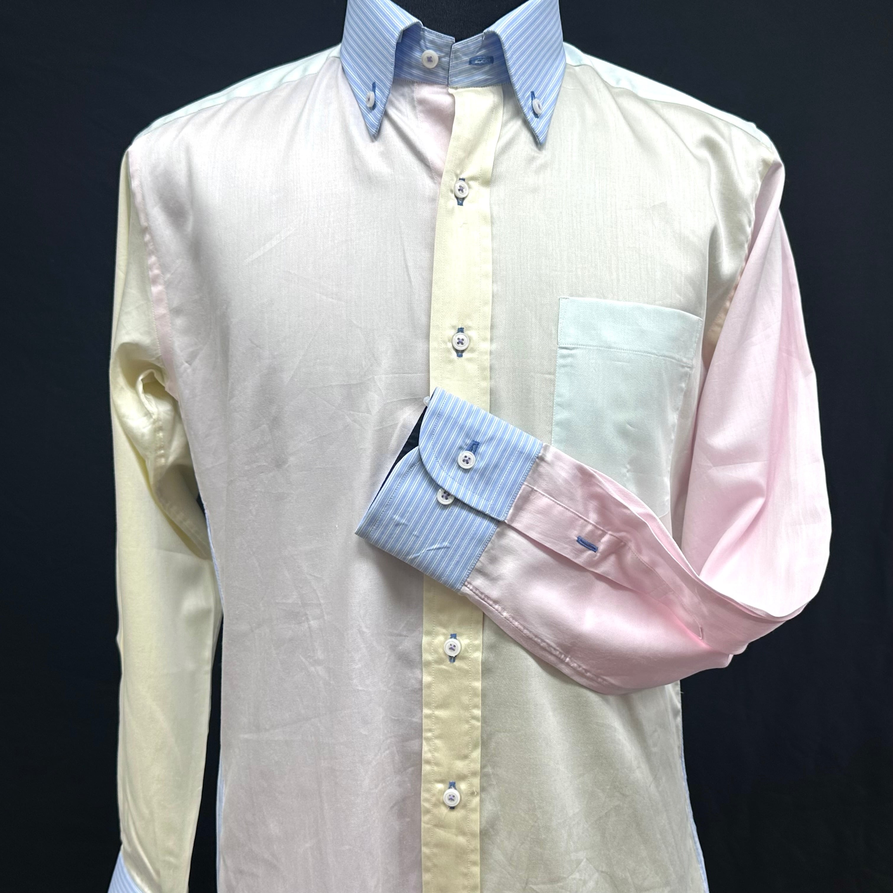 長袖クレイジーシャツ【LL】3370