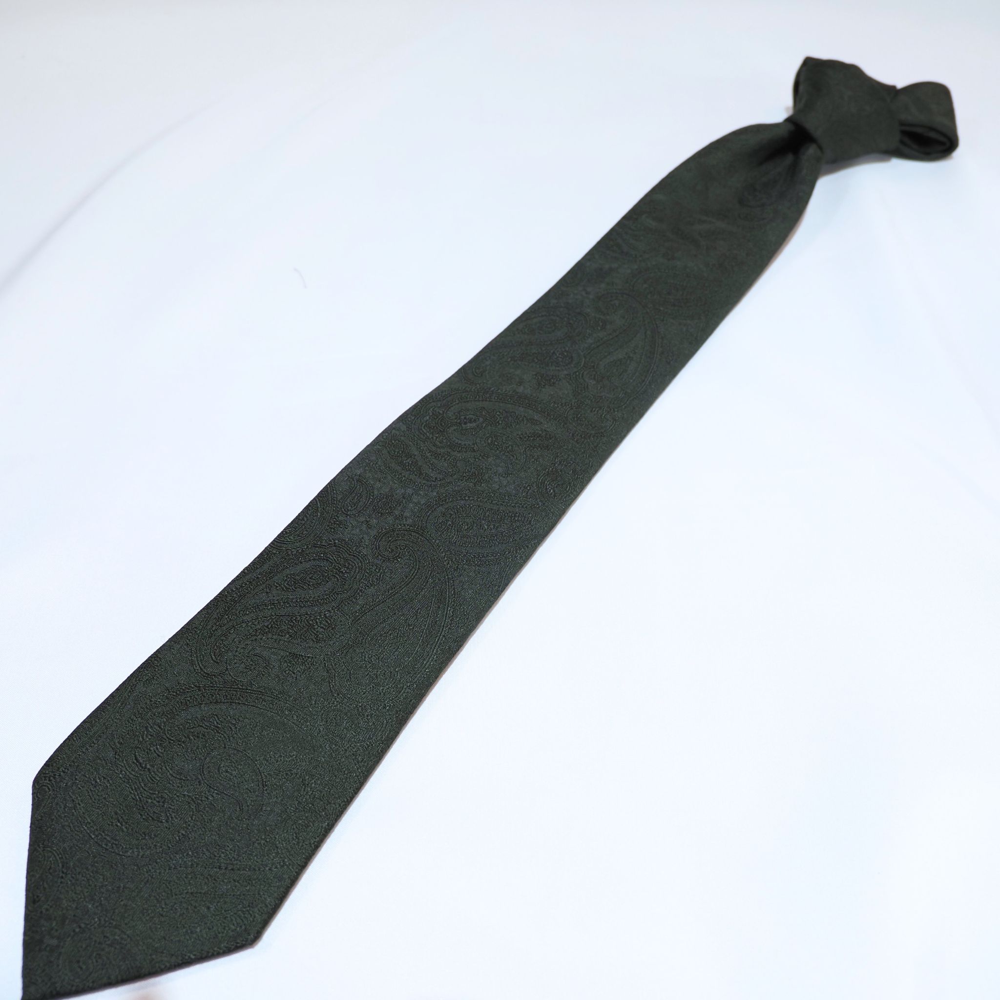 オリジナルソリッドタイ【深緑】①