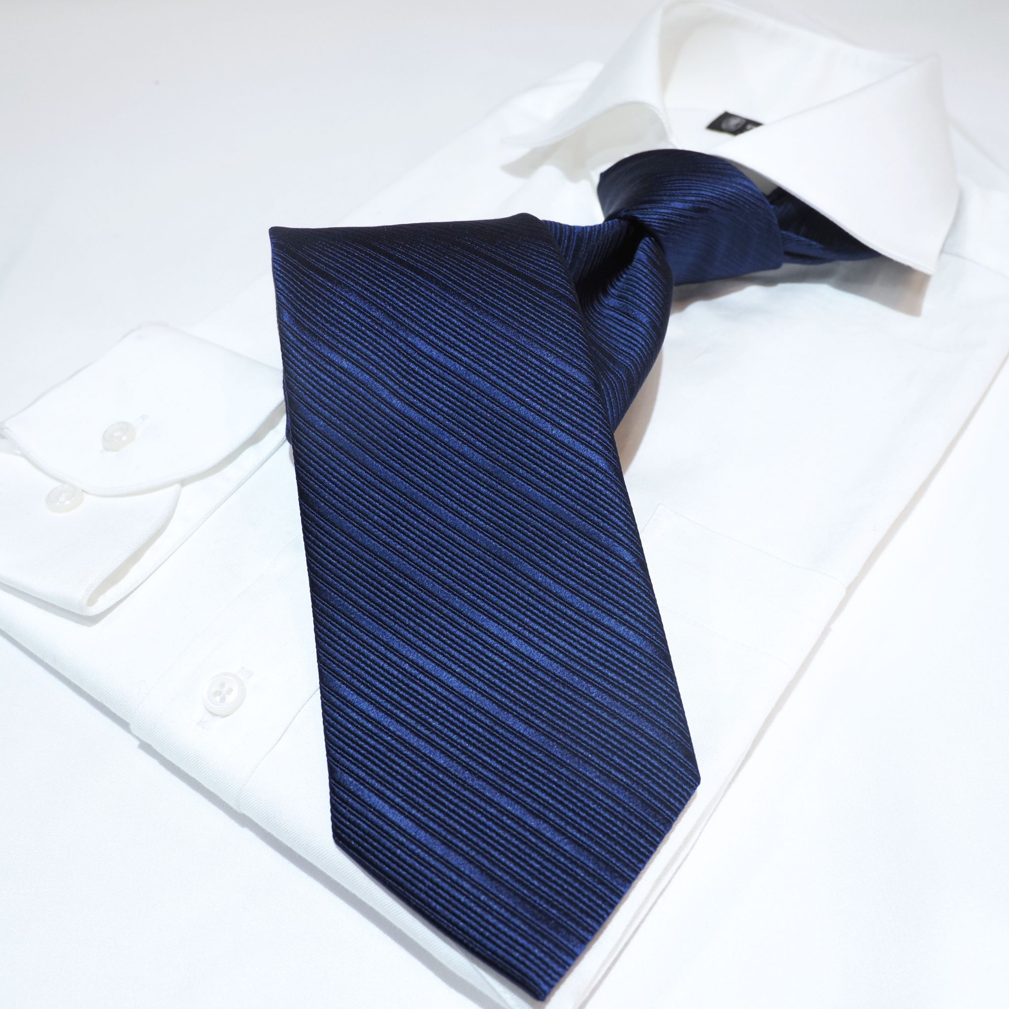 オリジナルソリッドタイ【紺】⑥
