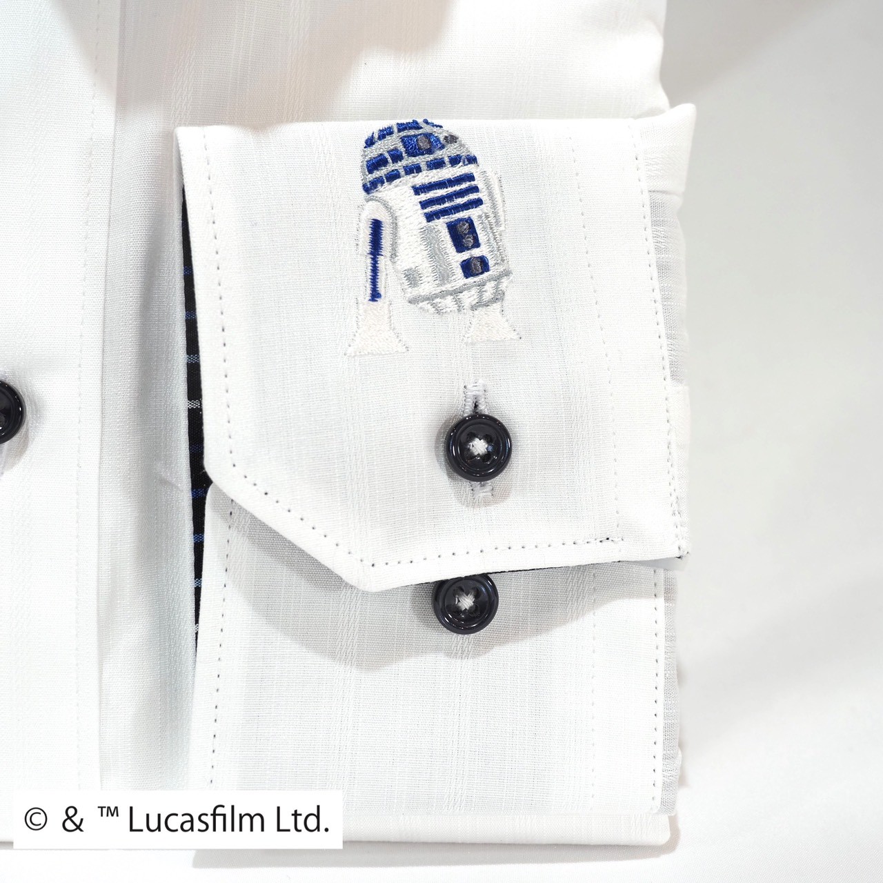 【STAR WARS / R2-D2】長袖ワイシャツLサイズ