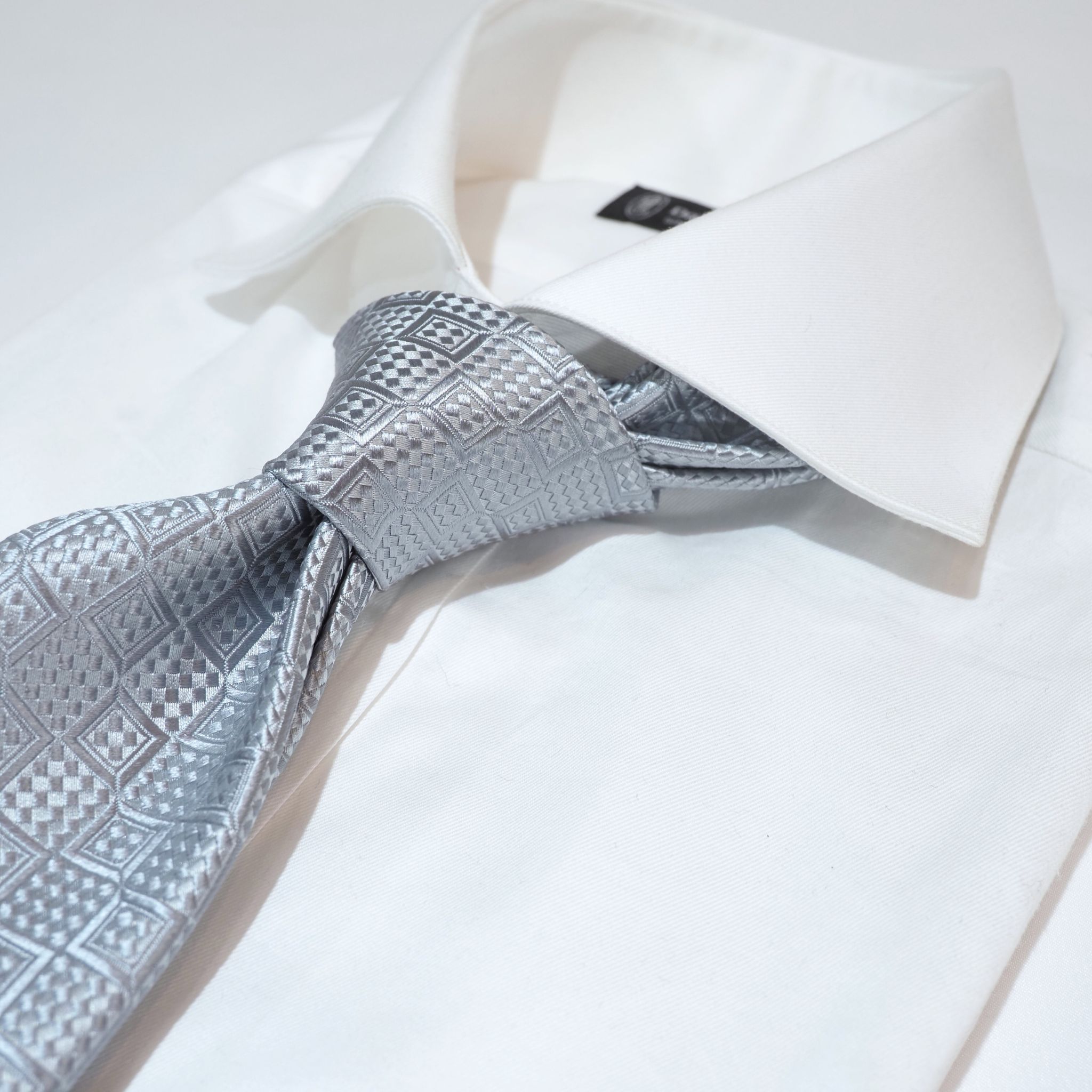 オリジナルソリッドタイ【シルバー】②