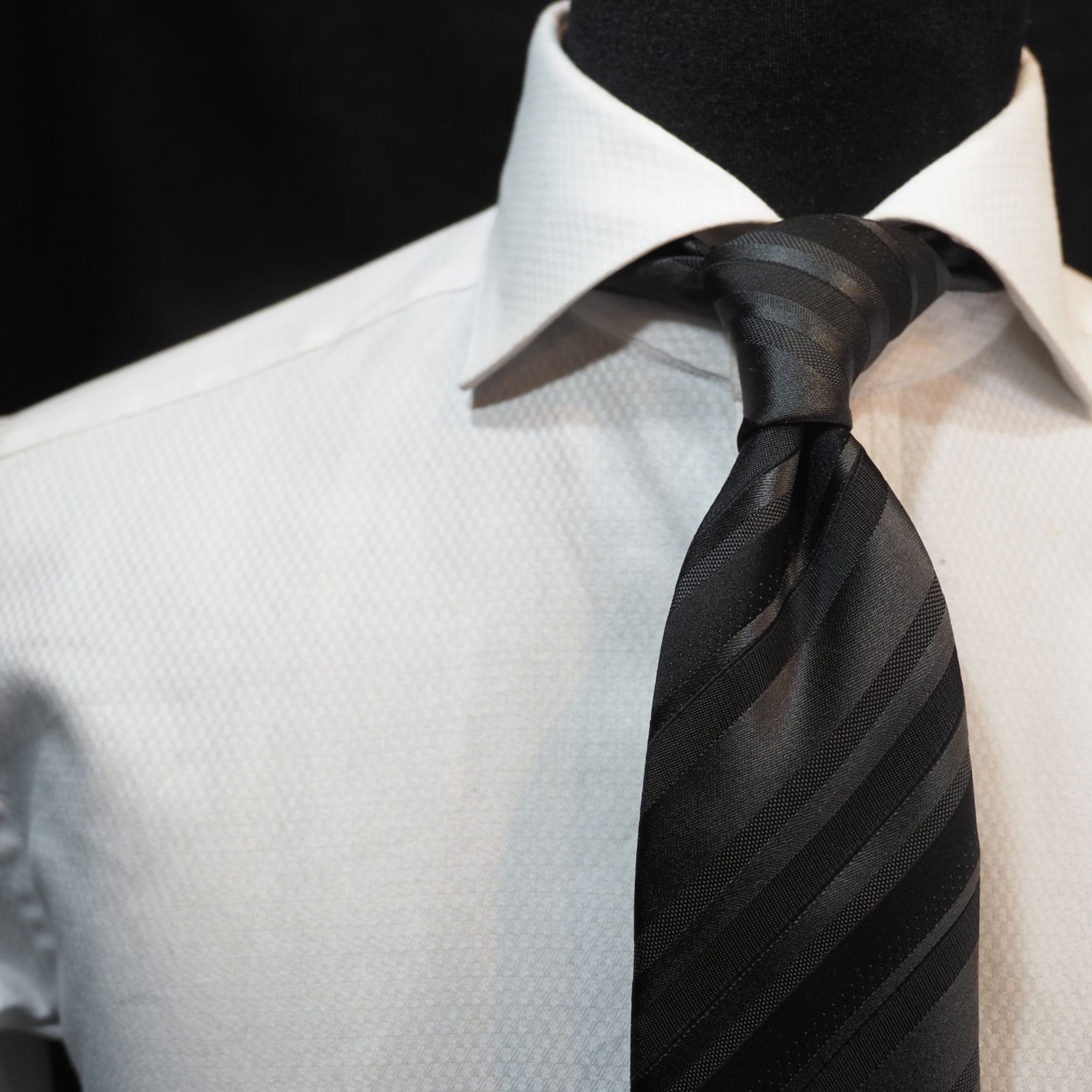 オリジナルソリッドタイ【チャコール】②