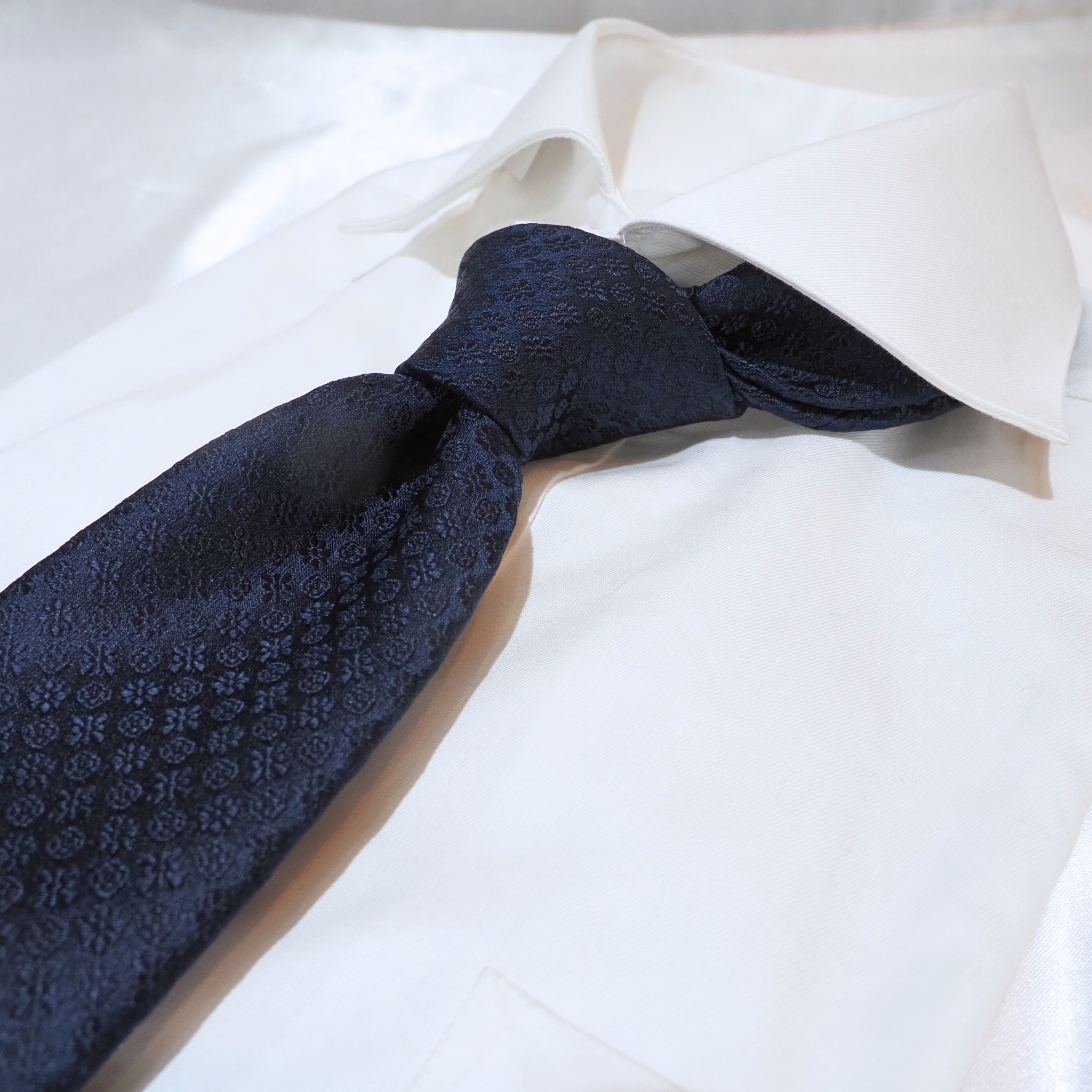 オリジナルソリッドタイ【濃紺】