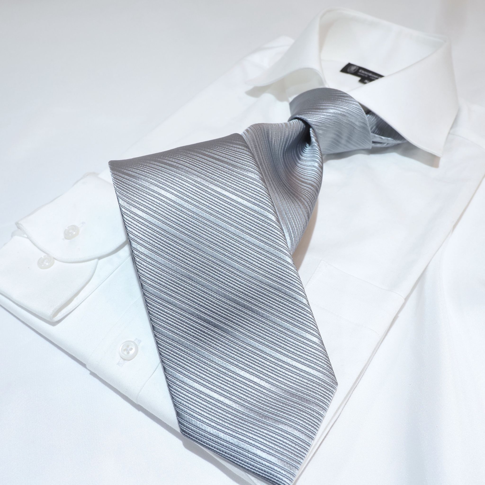 オリジナルソリッドタイ【シルバー】④