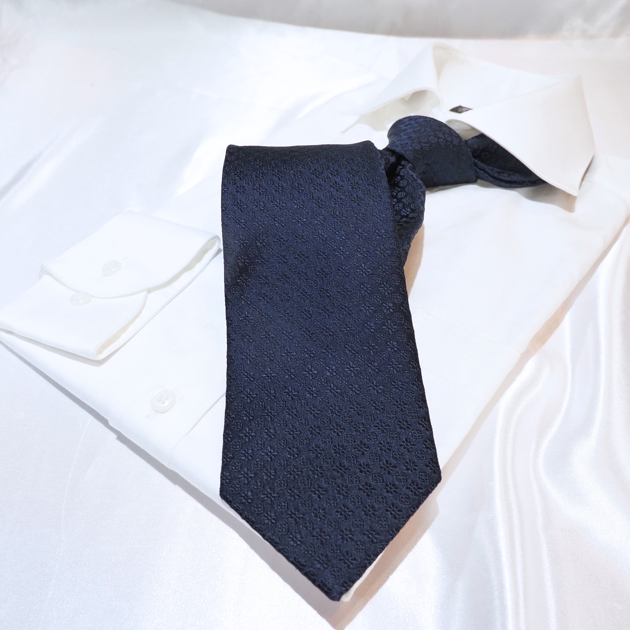 オリジナルソリッドタイ【濃紺】