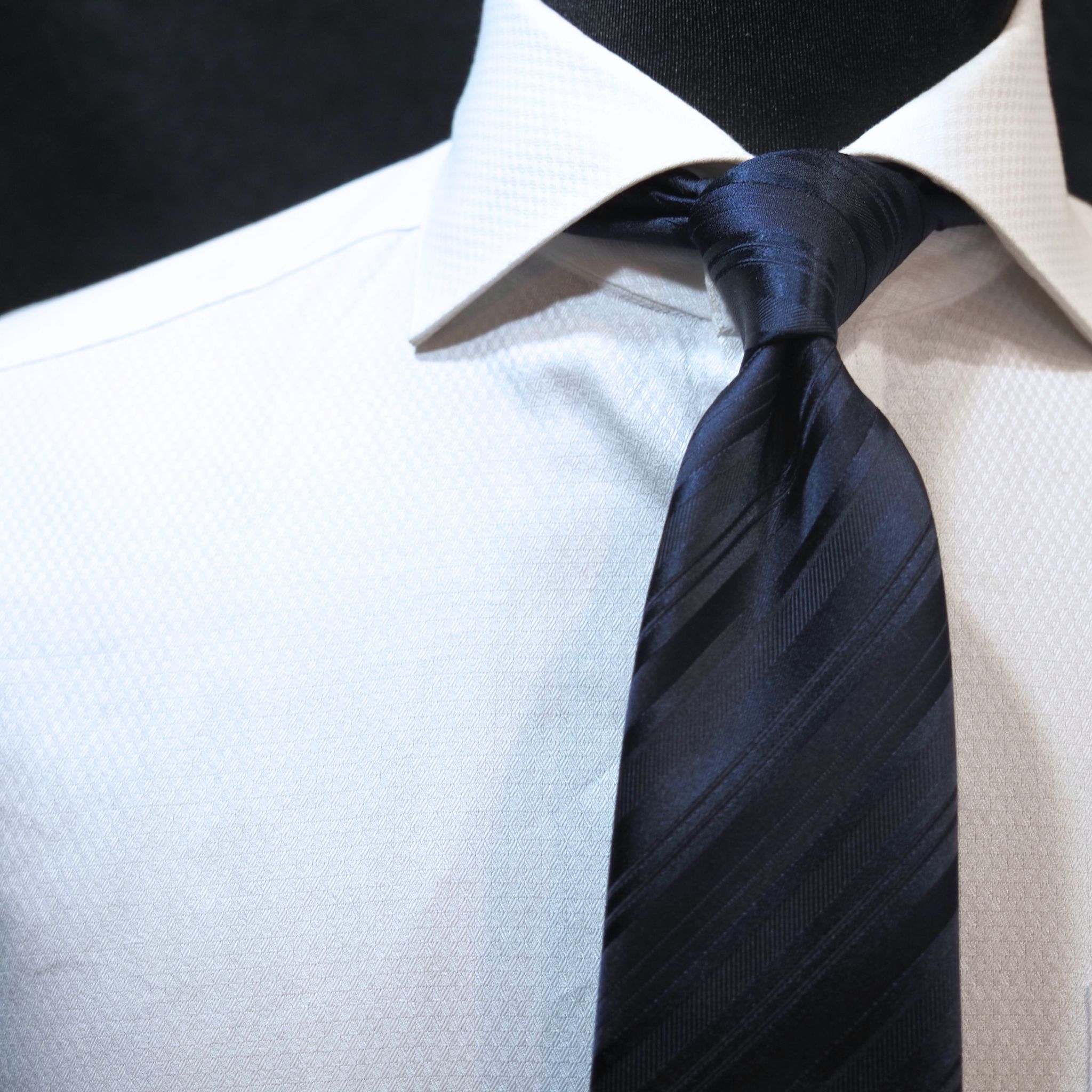 オリジナルソリッドタイ【濃紺】①