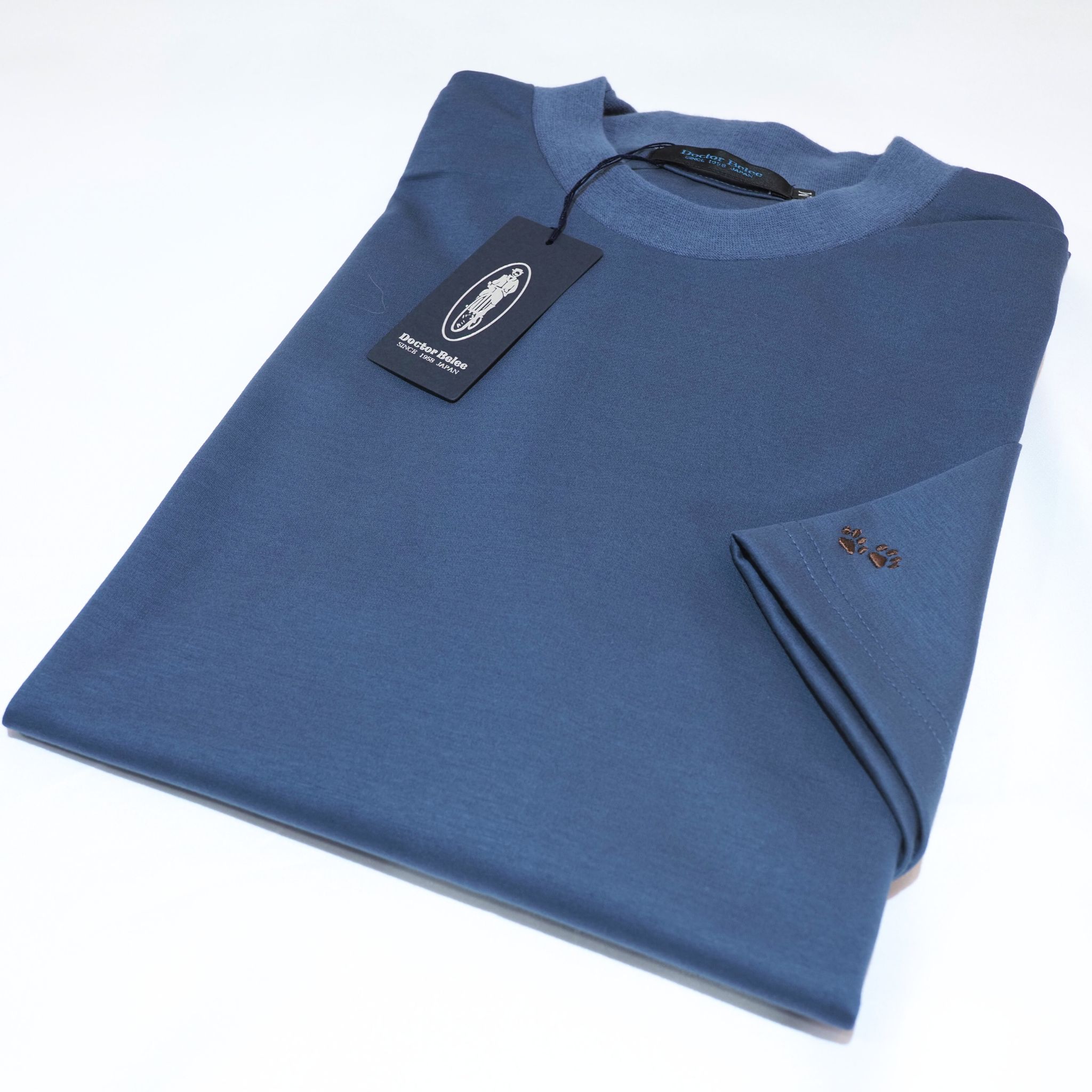 【半袖 S】N326141-3 ドレスTシャツ　インディゴブルー