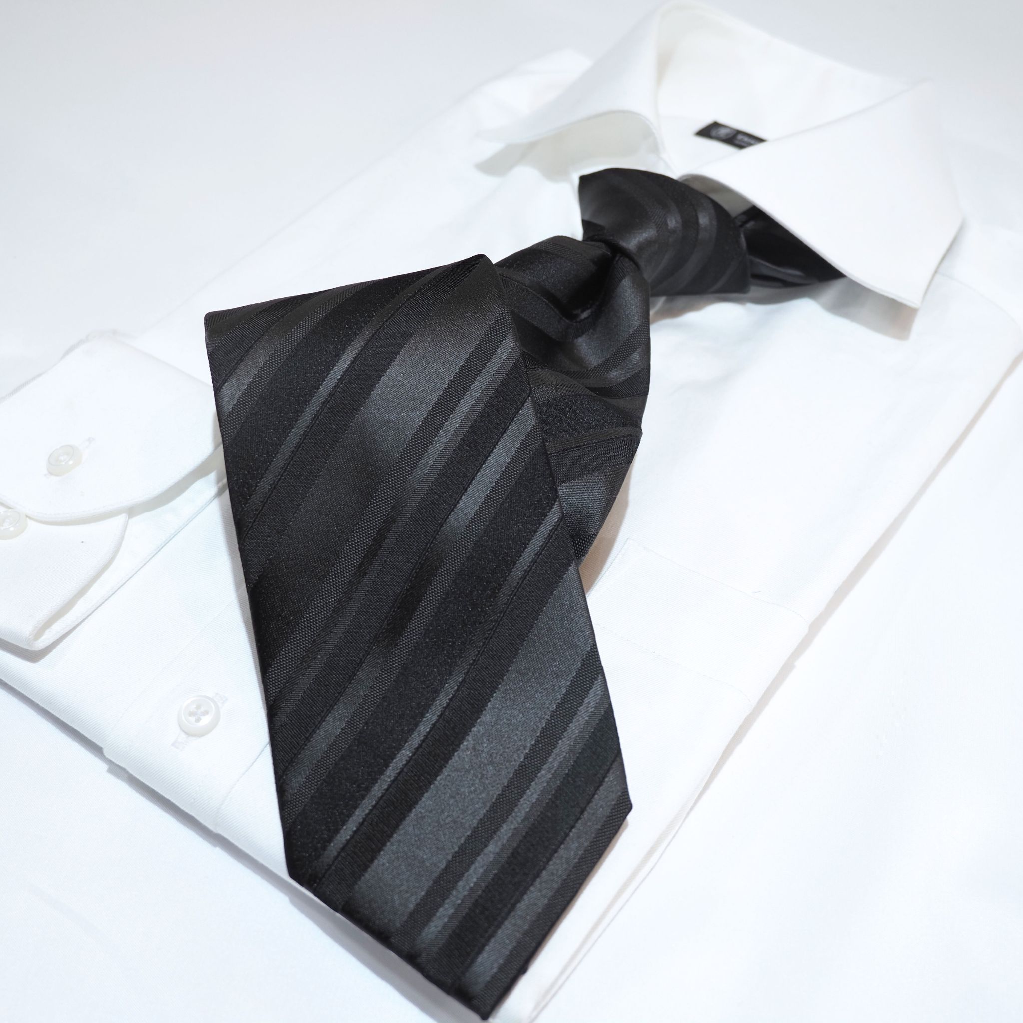 オリジナルソリッドタイ【チャコール】②