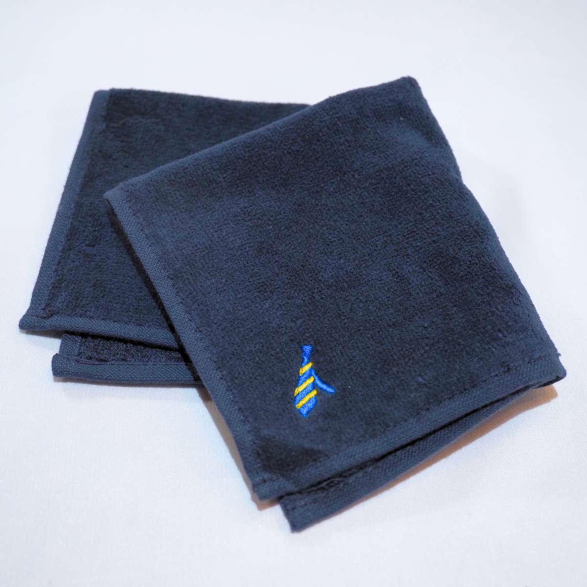 Doctor Belee ネクタイ刺繍タオルハンカチ