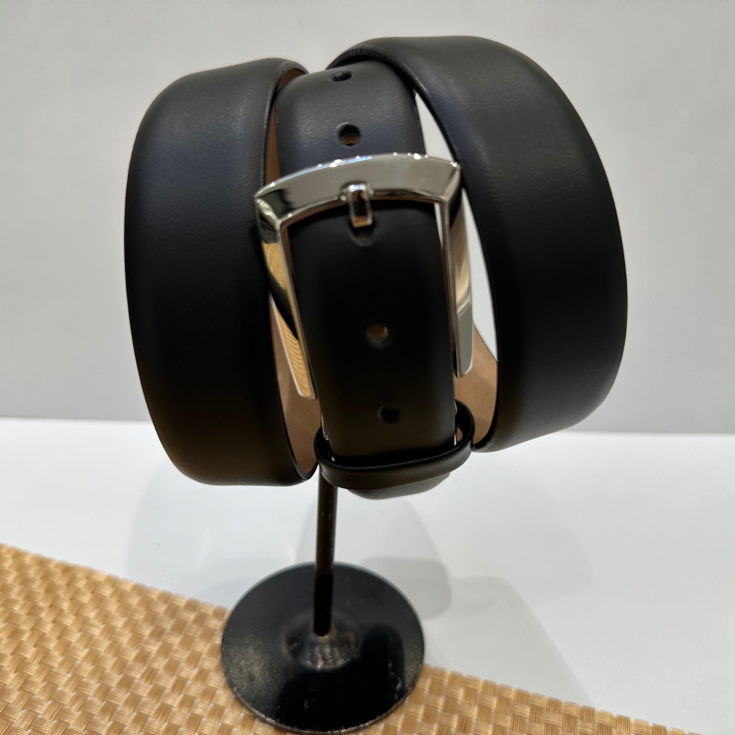 国産本革ベルト【黒】