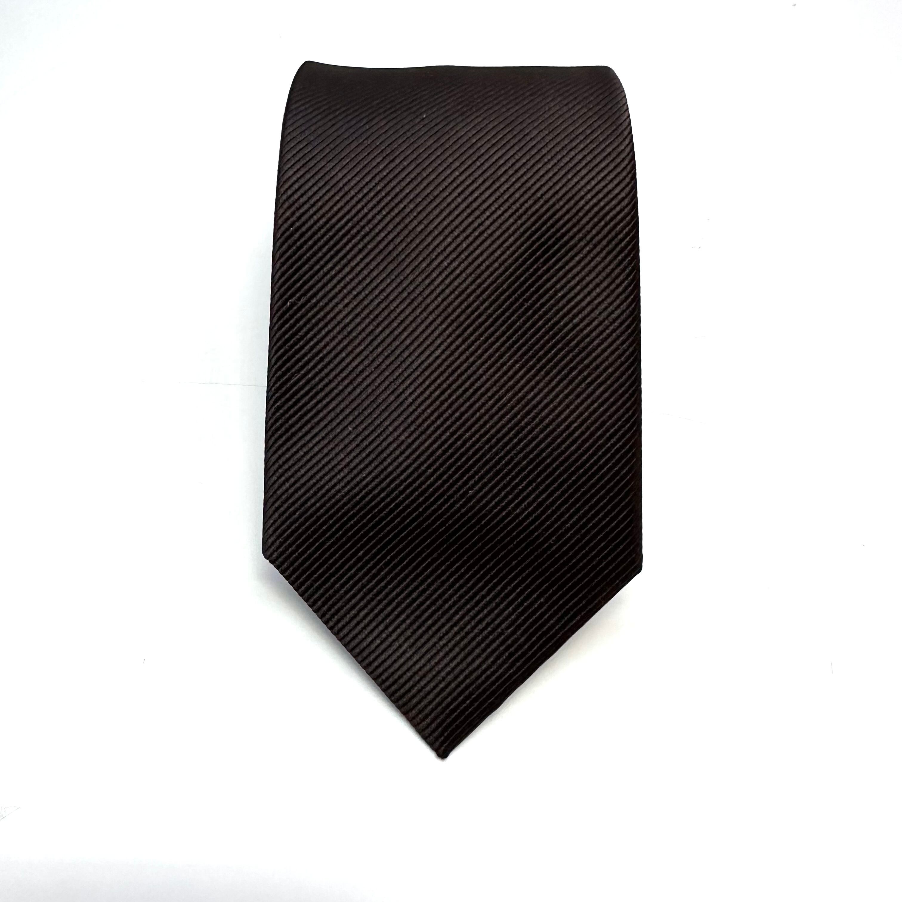 ソリッドタイ【ダークブラウン】