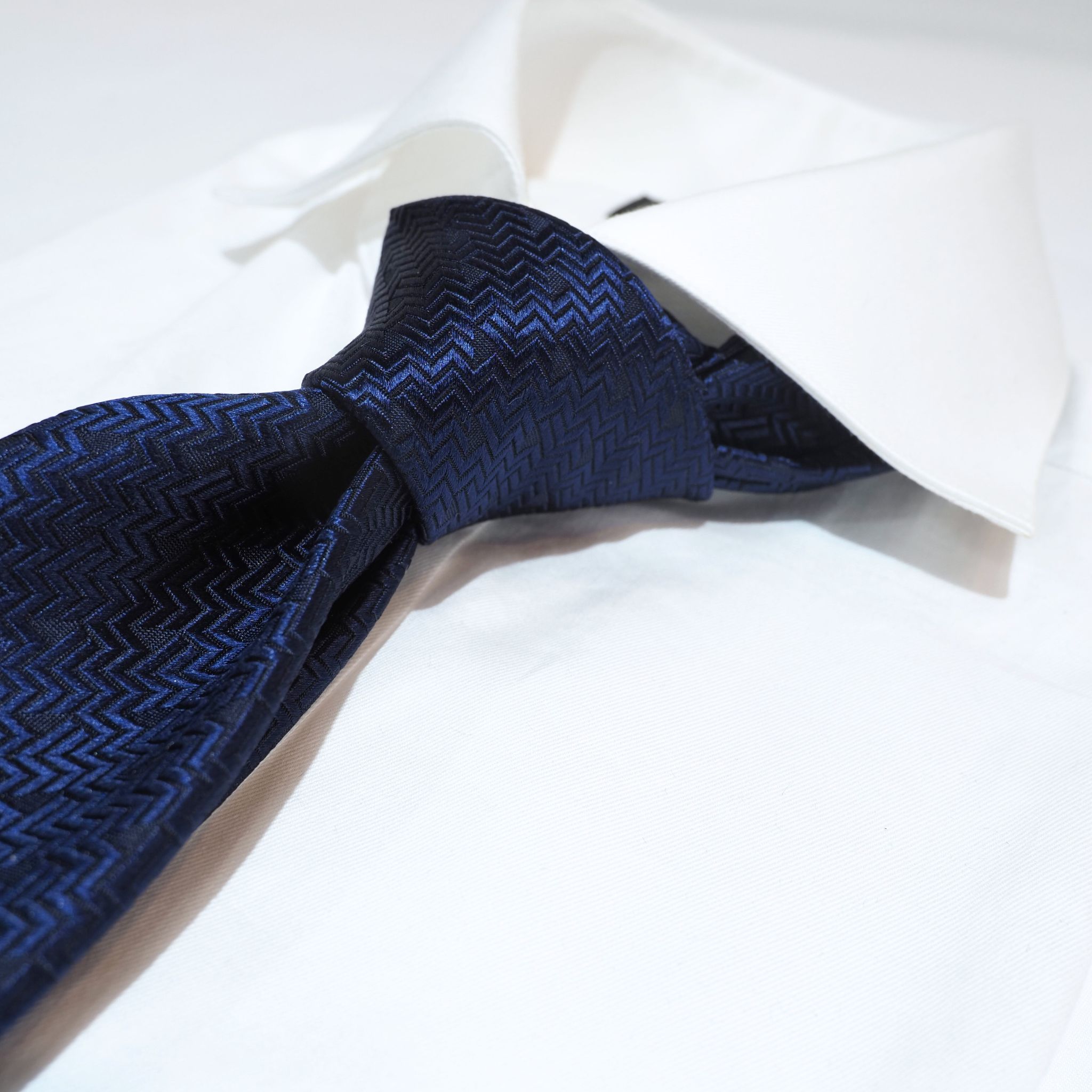 オリジナルソリッドタイ【紺】②