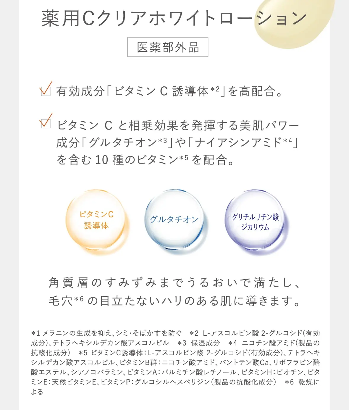 薬用Cクリアホワイトローション