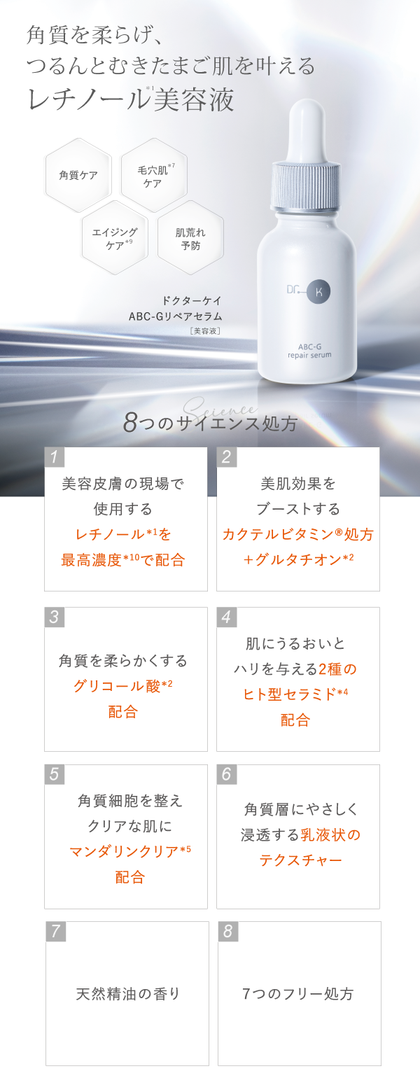 ドクターケイ ABC-Gリペアセラム【4/23販売終了品】|ドクターケイ ドクターケイ ABC-Gリペアセラム【4/23販売終了品】|ドクターケイ