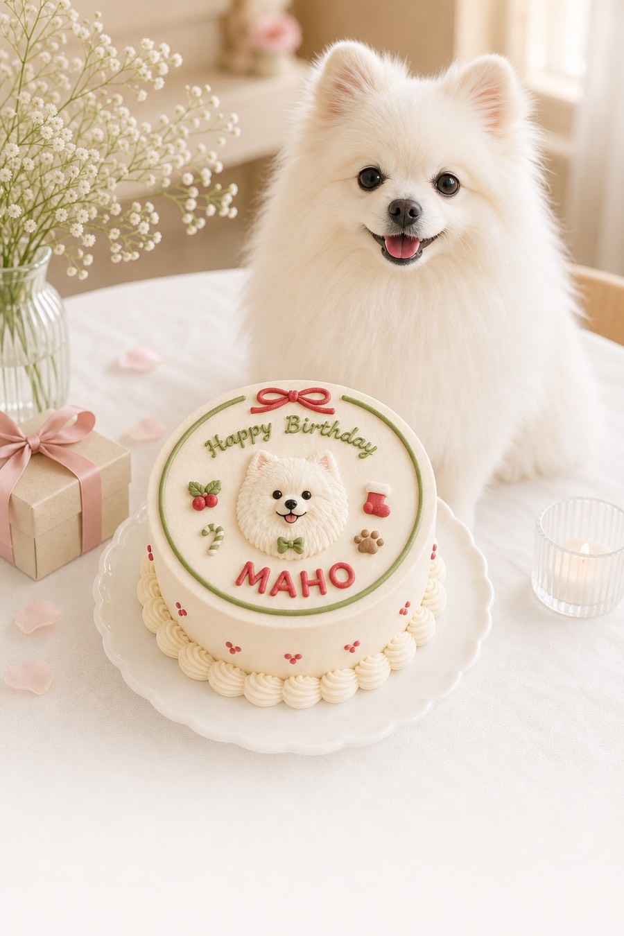 DogCake.comのオーダーメイド誕生日ケーキ