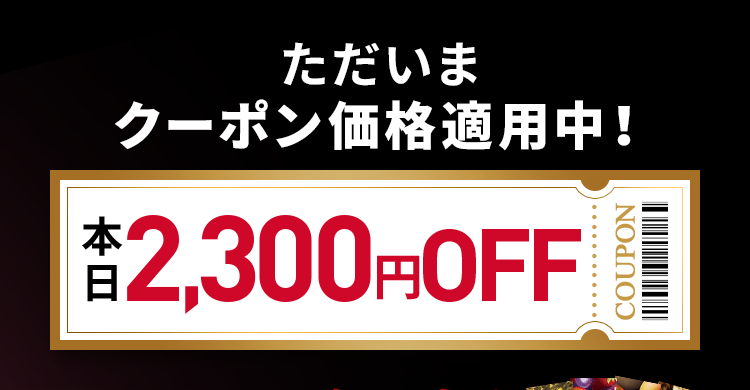 ただいまクーポン価格適用中！本日2,300円OFF