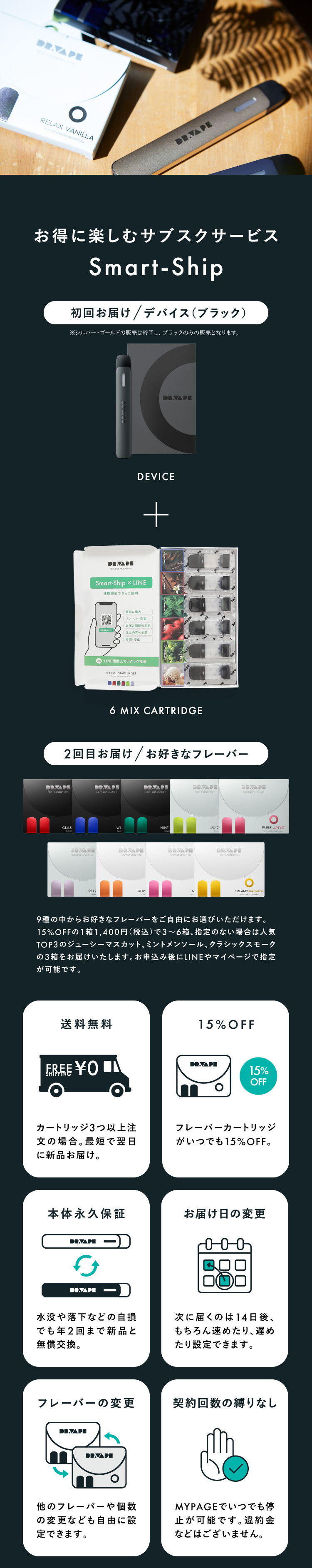 お得に楽しむサブスクサービス Smart-Ship