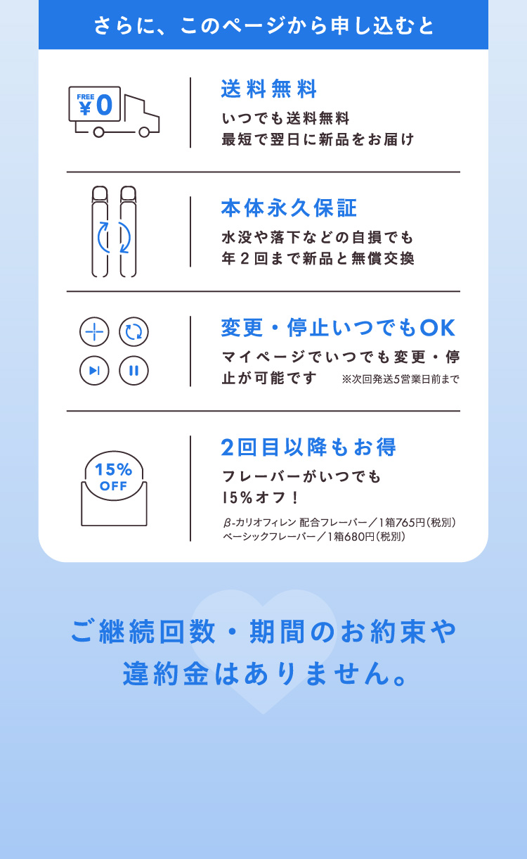 さらに、このページから申し込むと