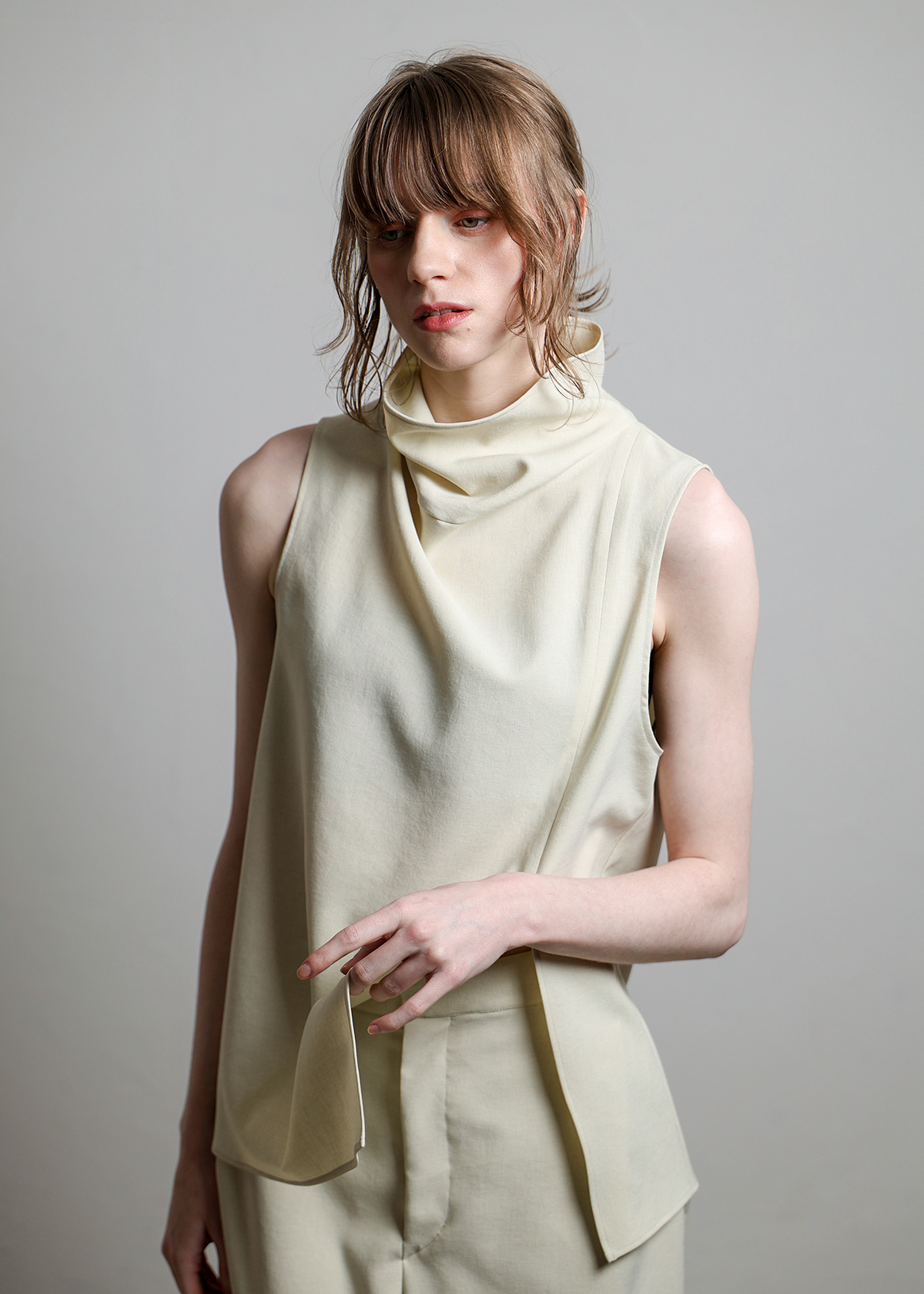 Matte Stretch High Neck NS Shirts