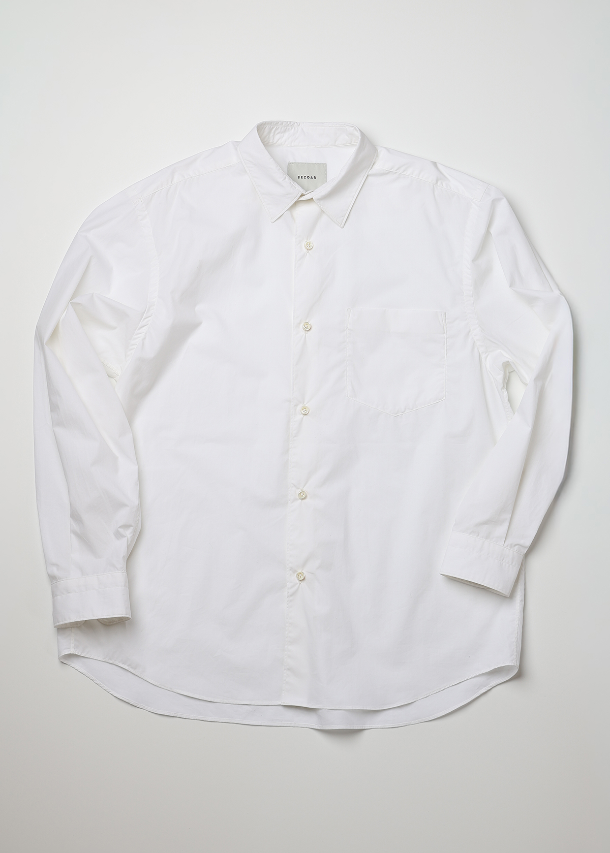 70/1 Compact Typewriter Dress Shirts サイズ: F, カラー: ホワイト