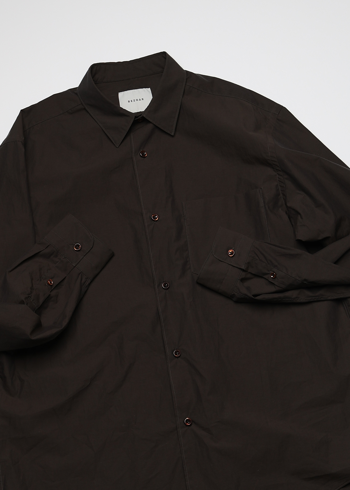 70/1 Compact Typewriter Dress Shirts サイズ: F, カラー: ホワイト