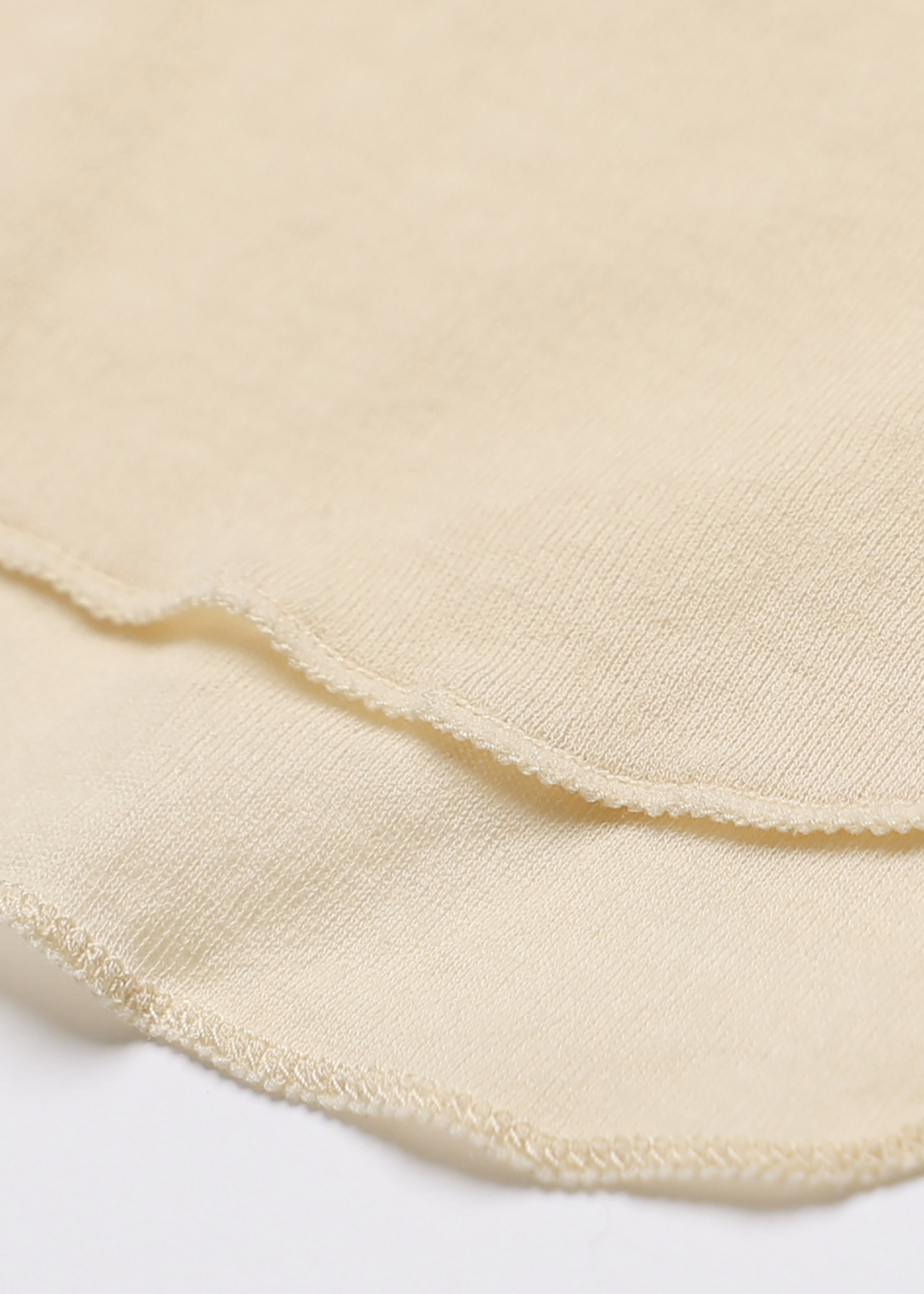 Sheer Hi-Twist Rib Jersey Henry Neck T サイズ: F, カラー: イエロー