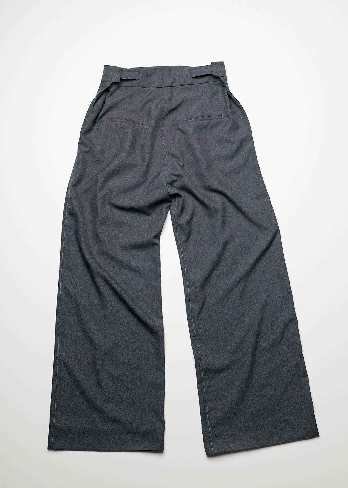 Linenlike Easy Adjust Pants サイズ: M, カラー: グレー